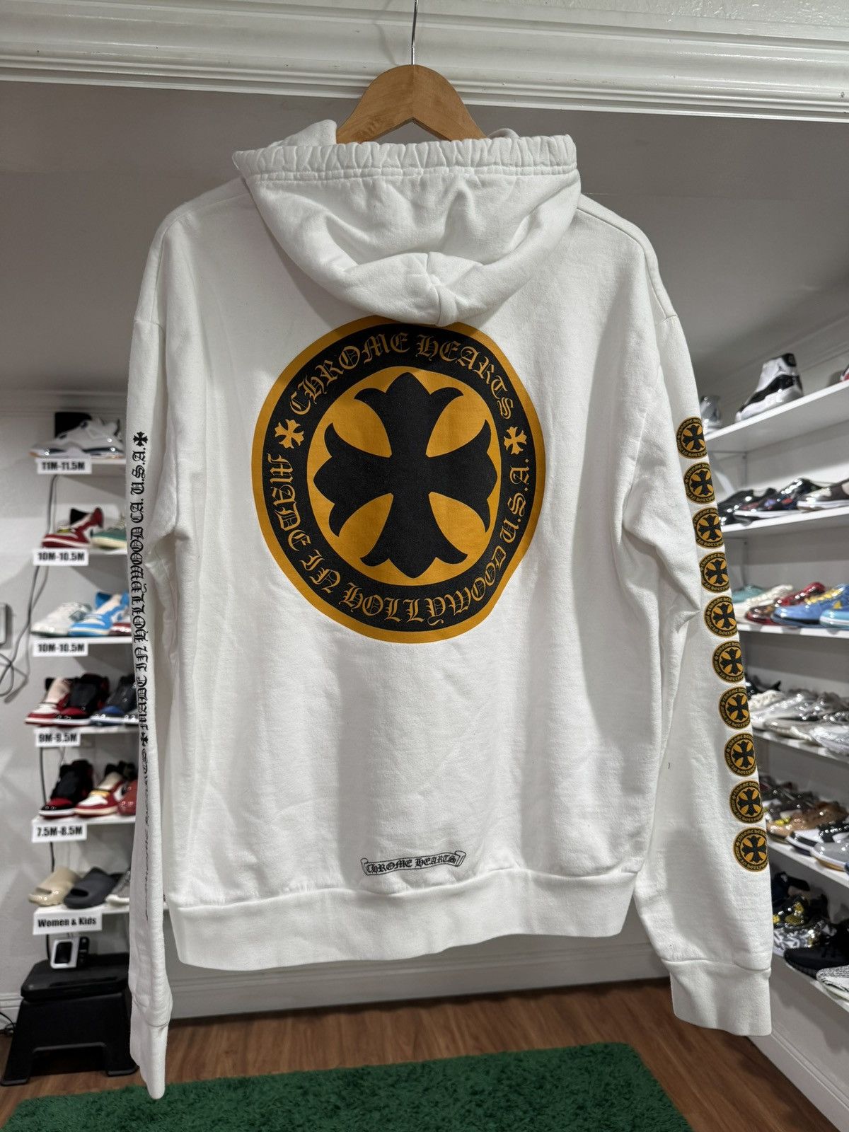 Chrome Hearts White Yellow Plus Hoodie