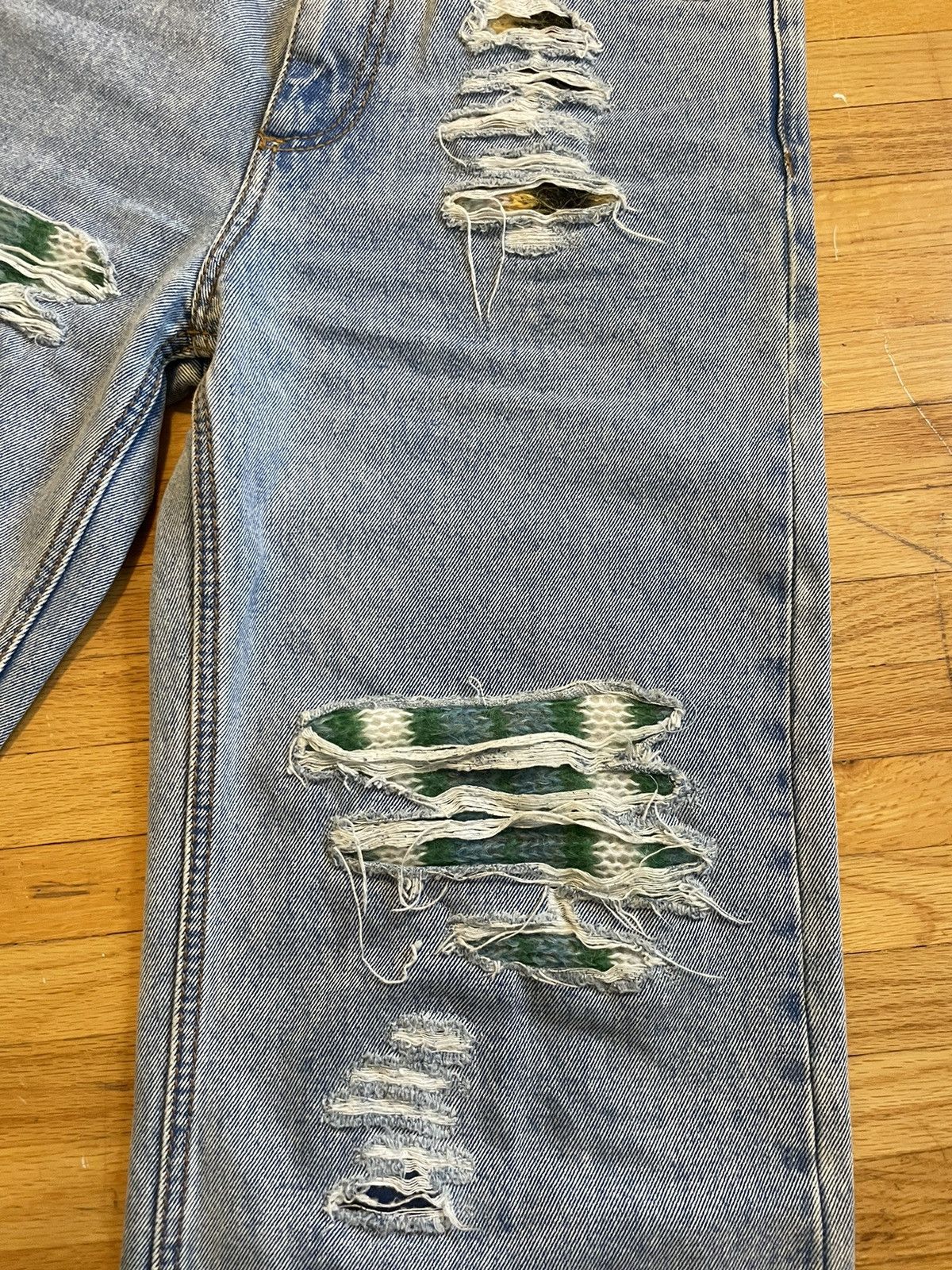 Marni Mohair Patched Jeans Size US 30 / EU 46 - 3 Thumbnail