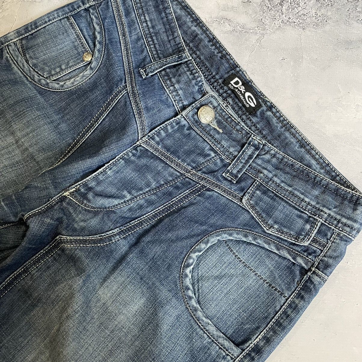 Dolce & Gabbana Dolce Gabbana Jeans Vintage Denim Avantgarde Pants Size US 30 / EU 46 - 6 Thumbnail