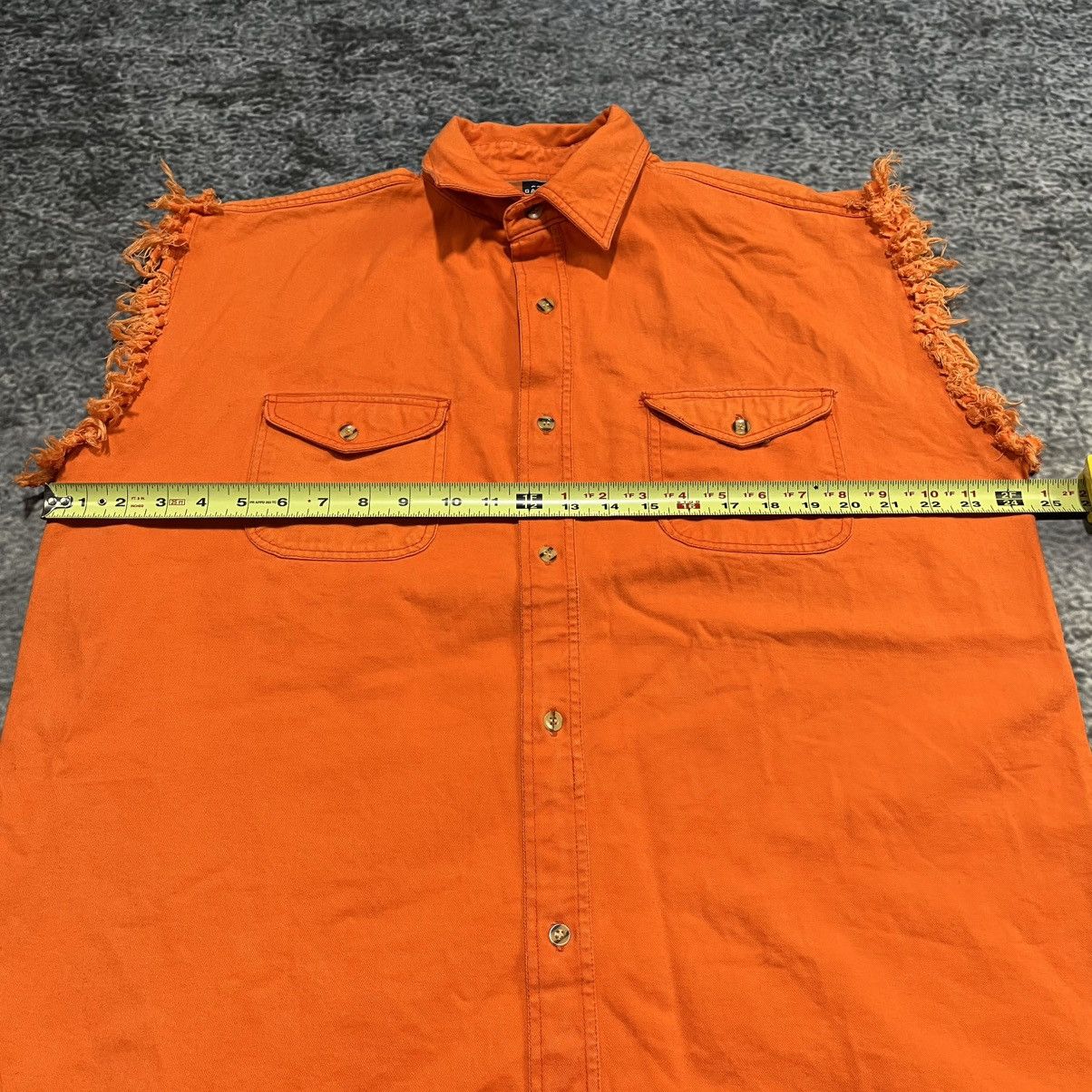 Vintage VINTAGE Y2K FUNNY HUMOR NSFW GRUNGE BIKER VEST LARGE ORANGE Size US L / EU 52-54 / 3 - 8 Thumbnail