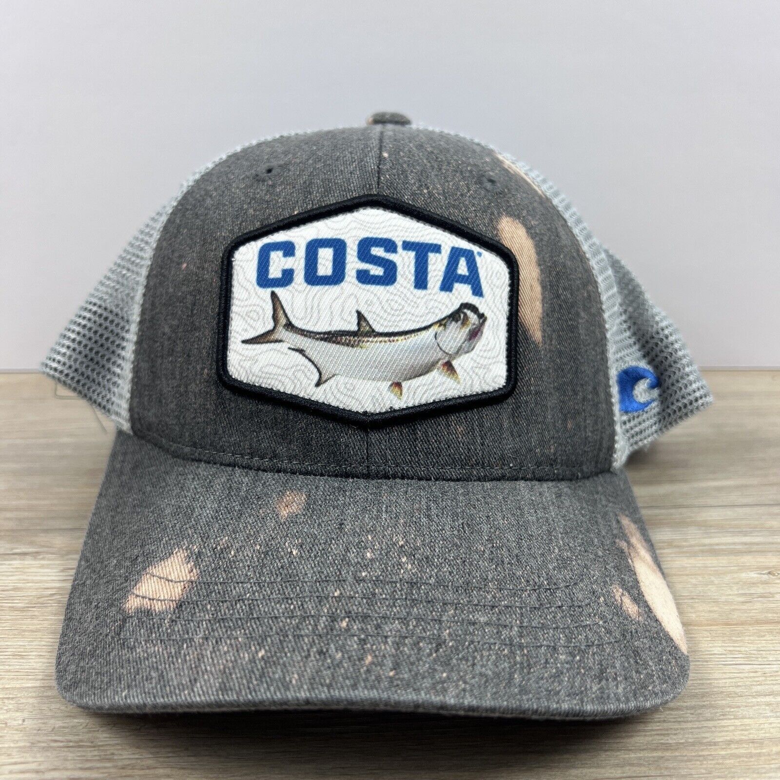 Other Costa Snapback Hat Gray Adjustable Hat Adult Fit Gray Hat Size ONE SIZE - 4 Thumbnail