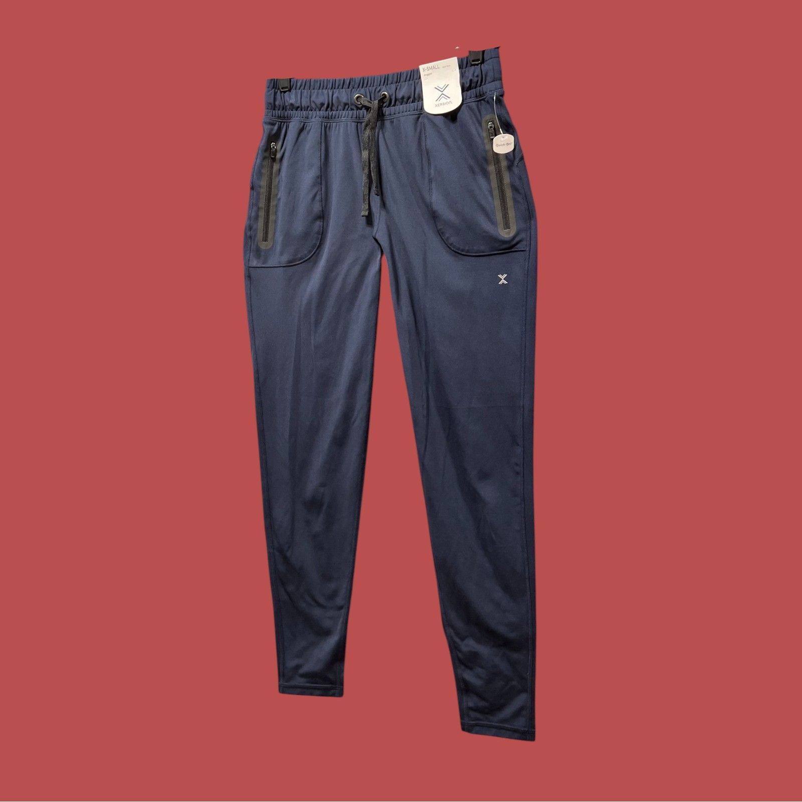 Other Xersion - Women's Mid-Rise Jogger Pants - Comfortable Fit - Size 28" / US 6 / IT 42 - 16 Thumbnail