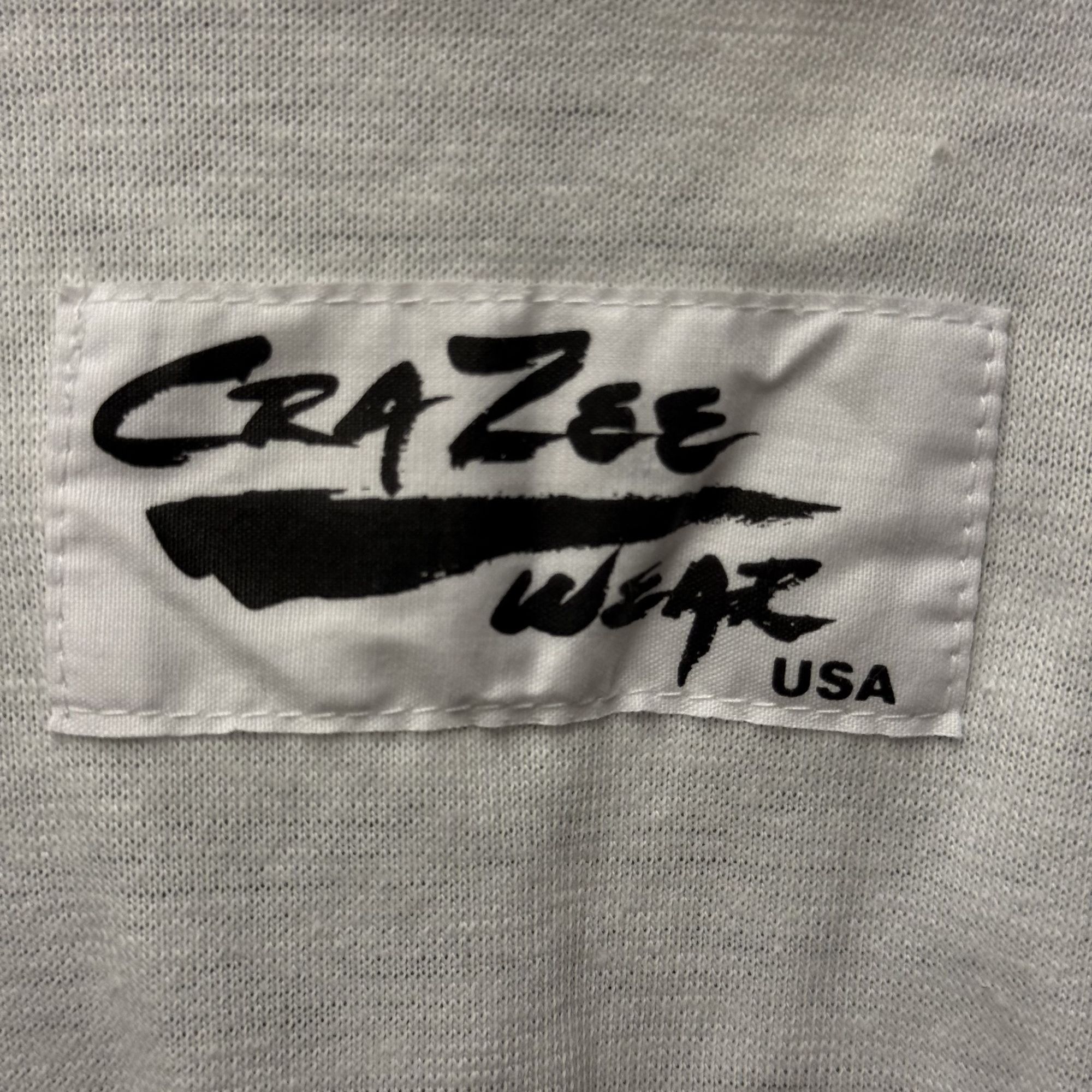 Other Vtg Crazee Wear USA COLOR BLOCK Zig Zag BAGGY Shirt Size US XS / EU 42 / 0 - 6 Thumbnail