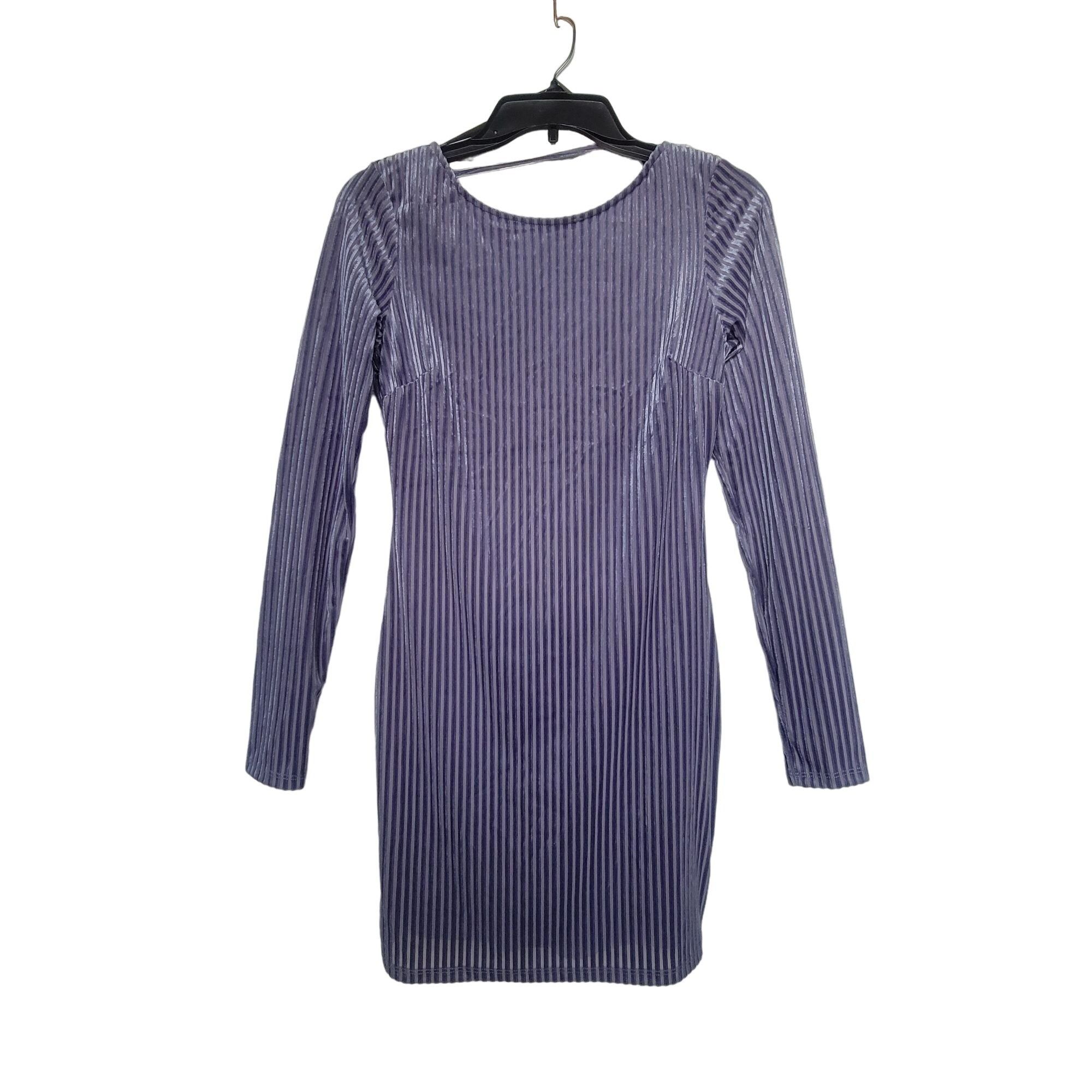 Forever 21 ✨Forever 21 Size S Women's Velvet Scoop Back striped party d Size S / US 4 / IT 40 - 1 Thumbnail