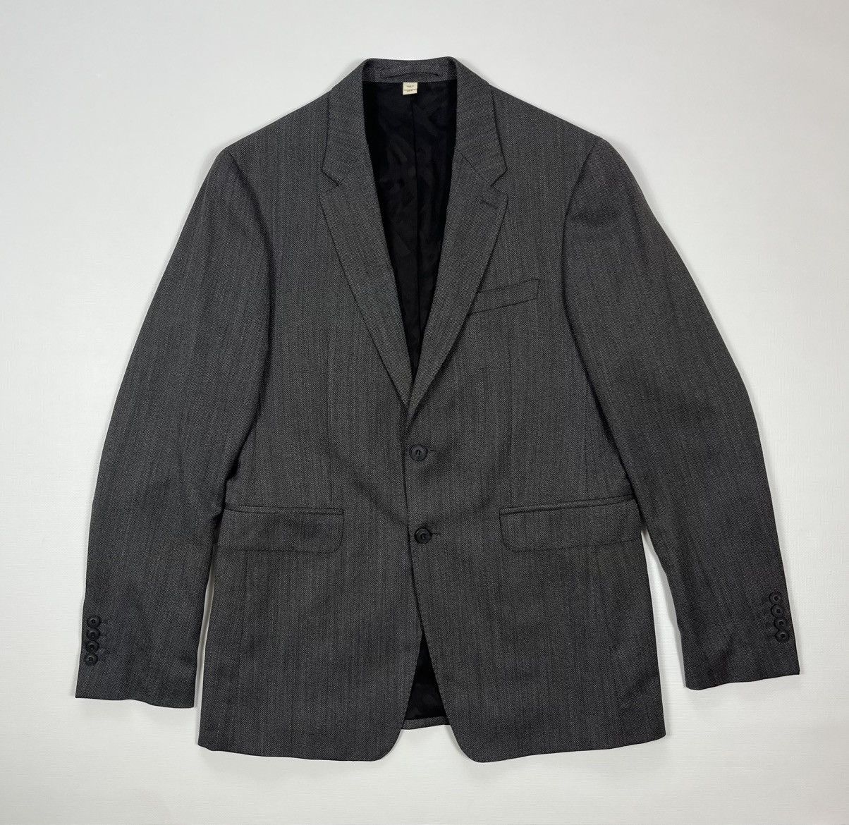 Burberry Burberry London Millbank Travel Suit Grey Wool Italy 50R Size 50R - 3 Thumbnail