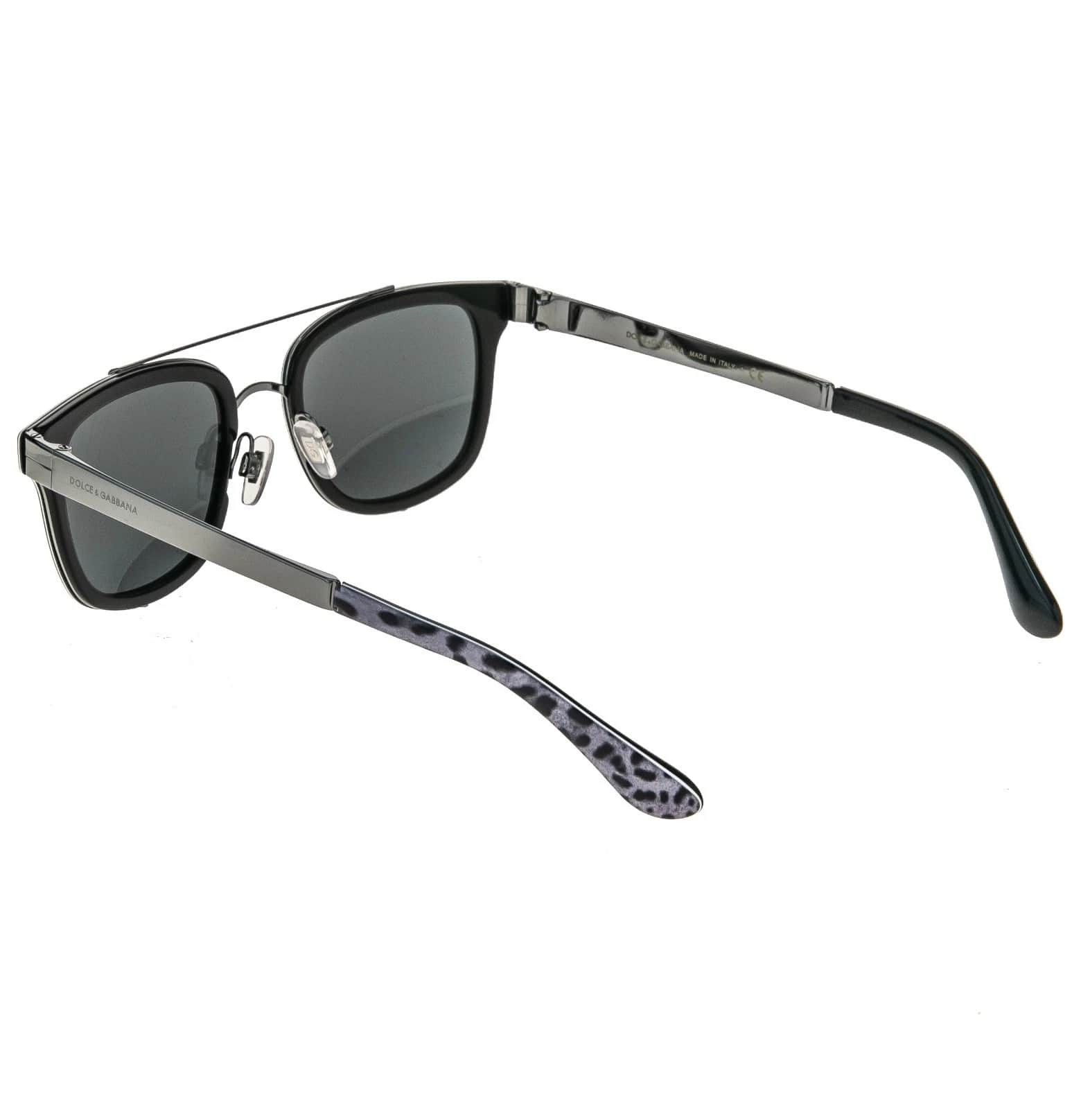 Dolce & Gabbana DOLCE & GABBANA DG2175 PRINT FAMILY 2175 Black Sunglasses Size ONE SIZE - 8 Thumbnail