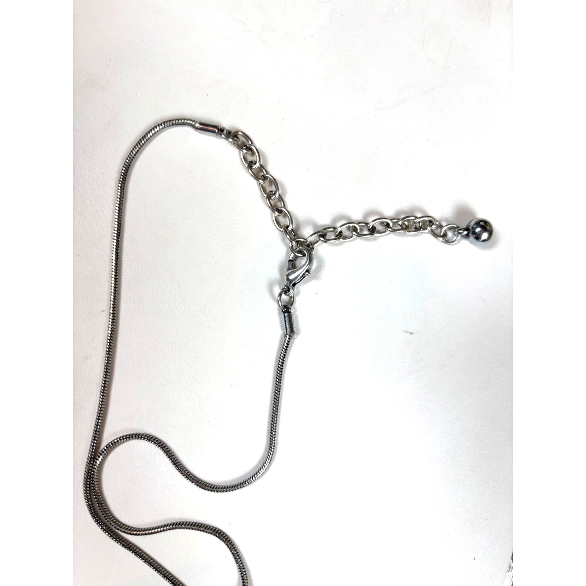 Other Silver-Tone Adjustable Necklace With Abstract Metal Loops & Size ONE SIZE - 5 Thumbnail