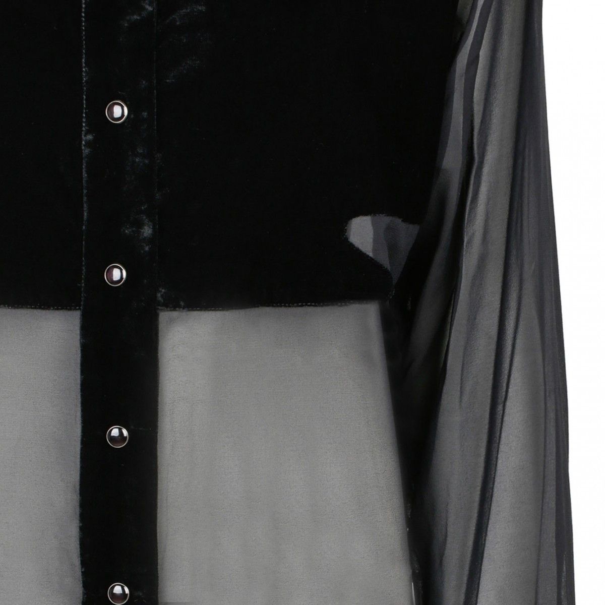 Tom Ford o1loc1c0924 CA3247 Shirt in Black Size M / US 6-8 / IT 42-44 - 4 Thumbnail