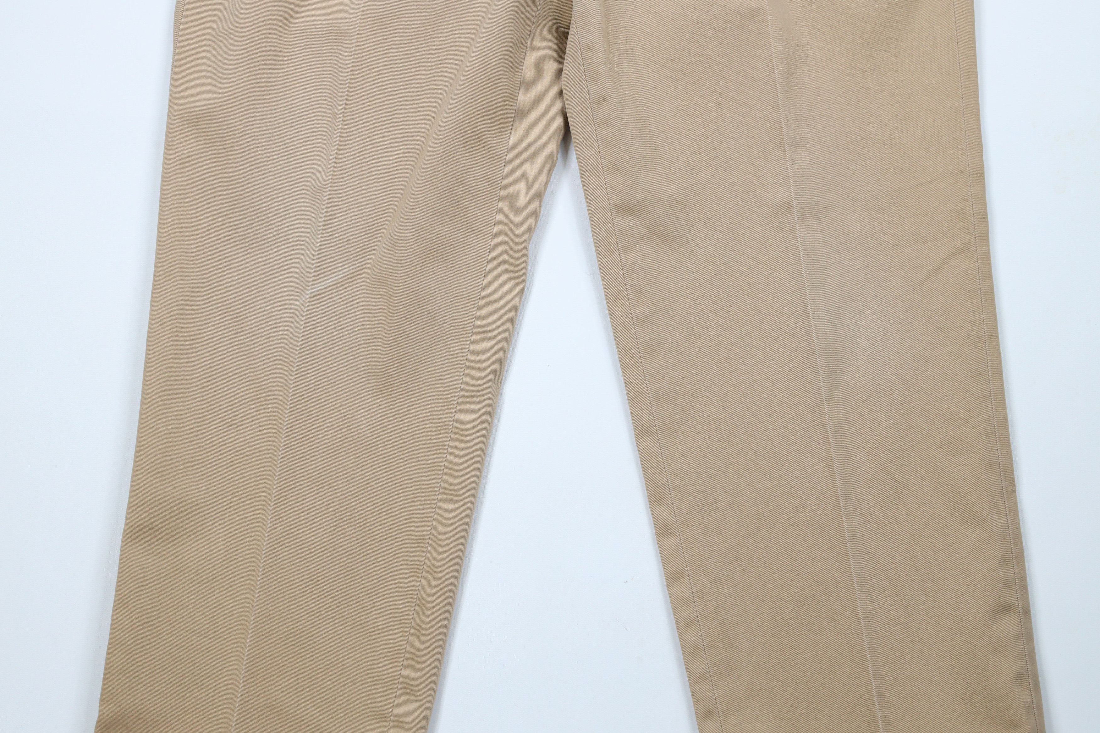 Brooks Brothers × Vintage Vintage Brooks Brothers Clark Advantage Chino Pants Beige Size US 37 - 3 Thumbnail