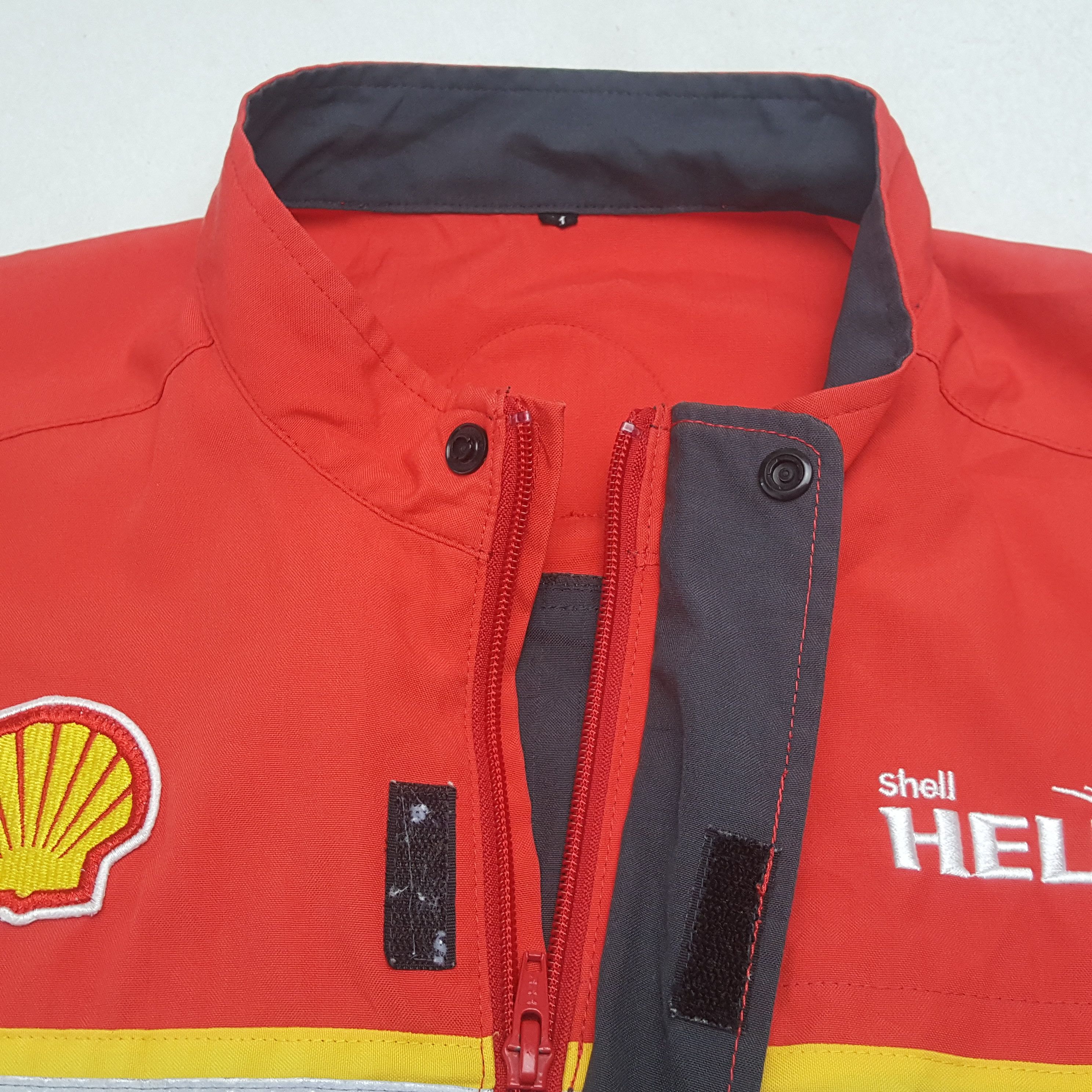 Vintage Shell Helix Motorsports Workwear Coverall Jacket C296N16 Size US M / EU 48-50 / 2 - 10 Thumbnail