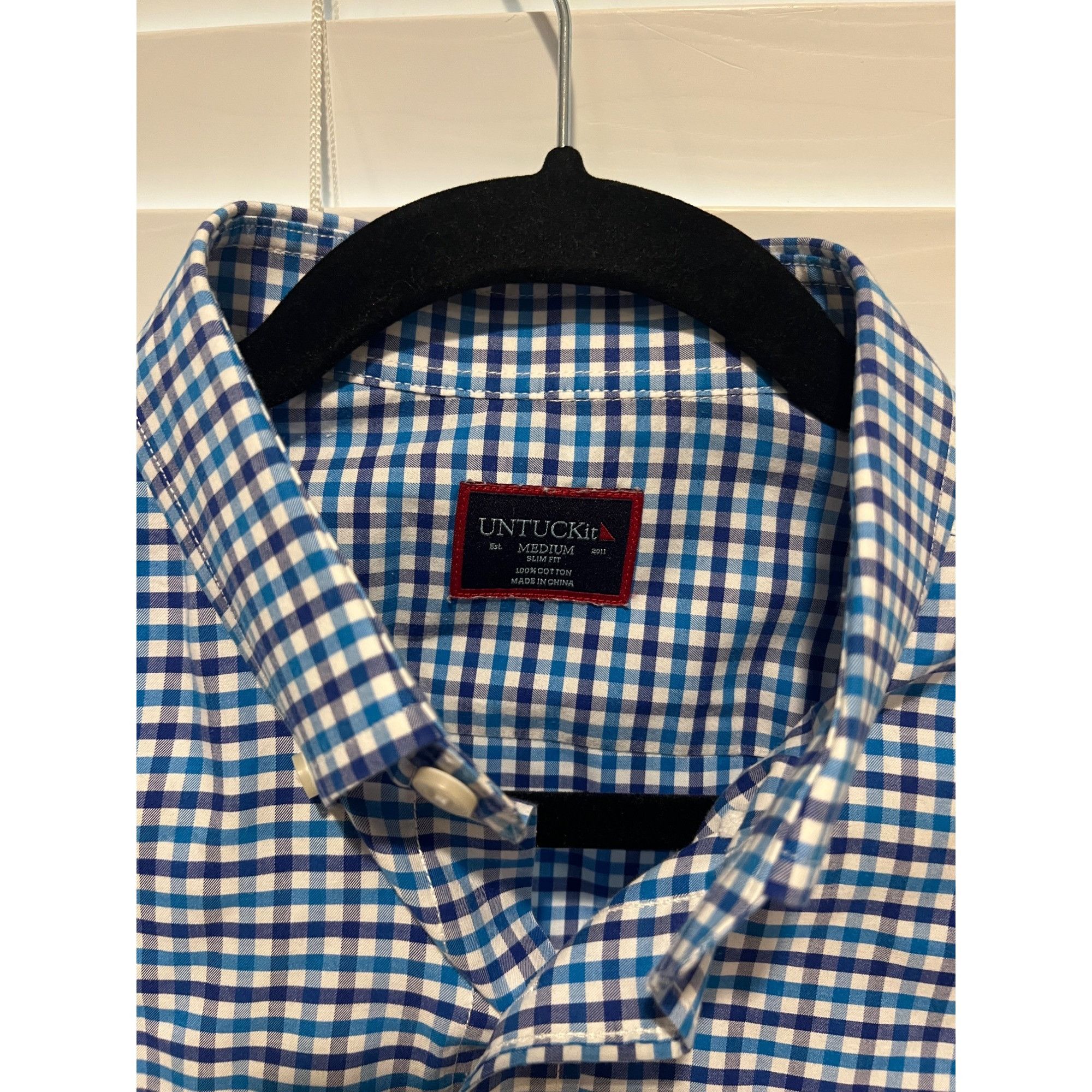 UNTUCKit Untuckit Short Sleeve Button Up Shirt - Size M Size US M / EU 48-50 / 2 - 2 Thumbnail