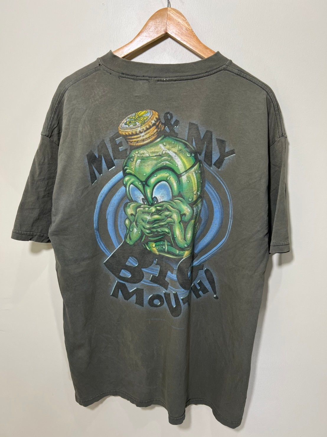Vintage Vintage 90's Mickey’s Big Mouth shirt bnz01 Size US XL / EU 56 / 4 - 3 Thumbnail