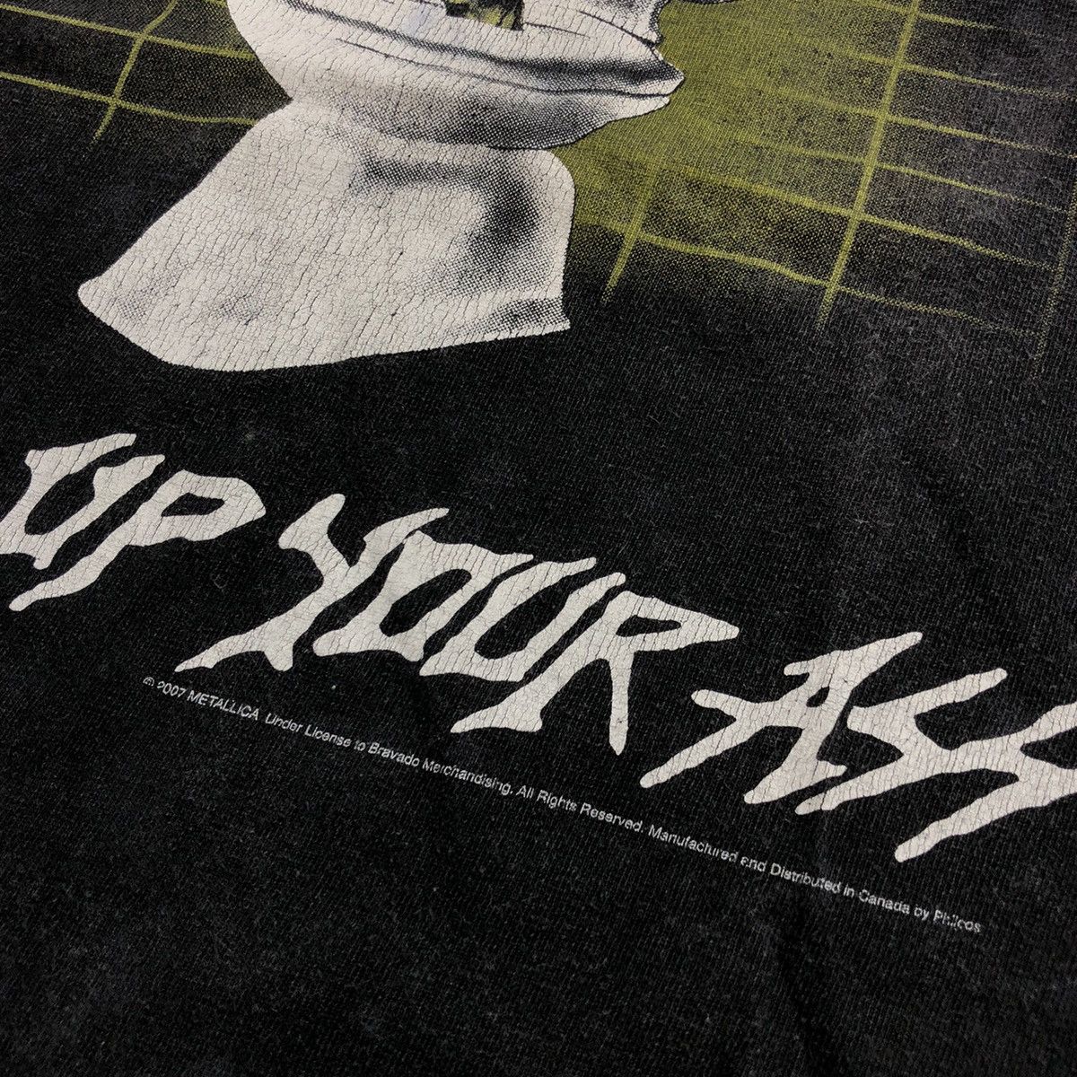 Band Tees × Metallica × Vintage 2007 Metallica "Metal Up Your Ass" Bootleg Band Tee Size US L / EU 52-54 / 3 - 4 Thumbnail