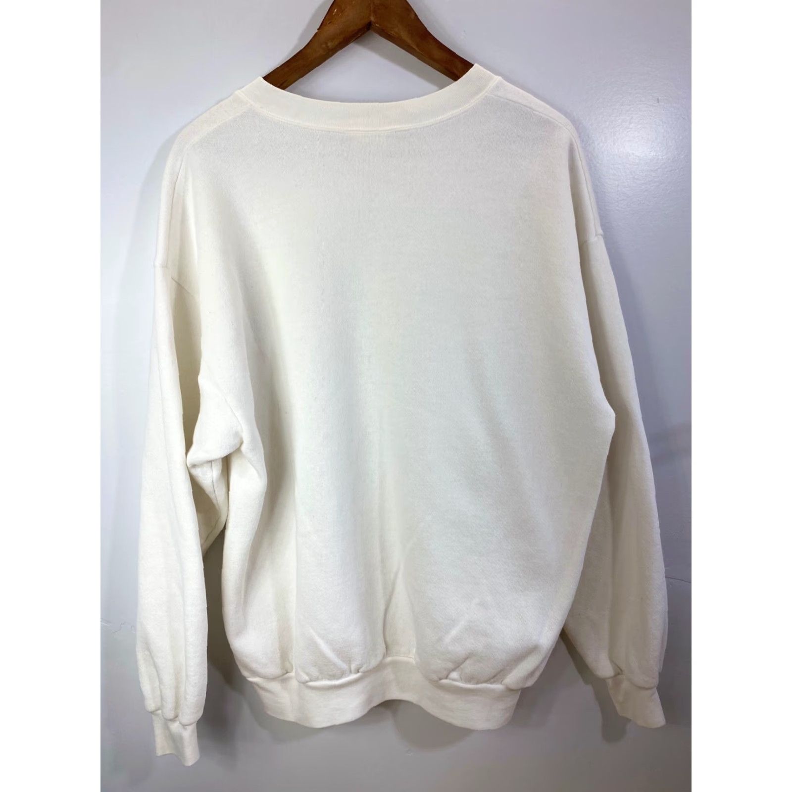 Lee VINTAGE Lee Penguin Sweater Pullover White Size L 90s Sea World Cotton Blend Size US L / EU 52-54 / 3 - 3 Thumbnail