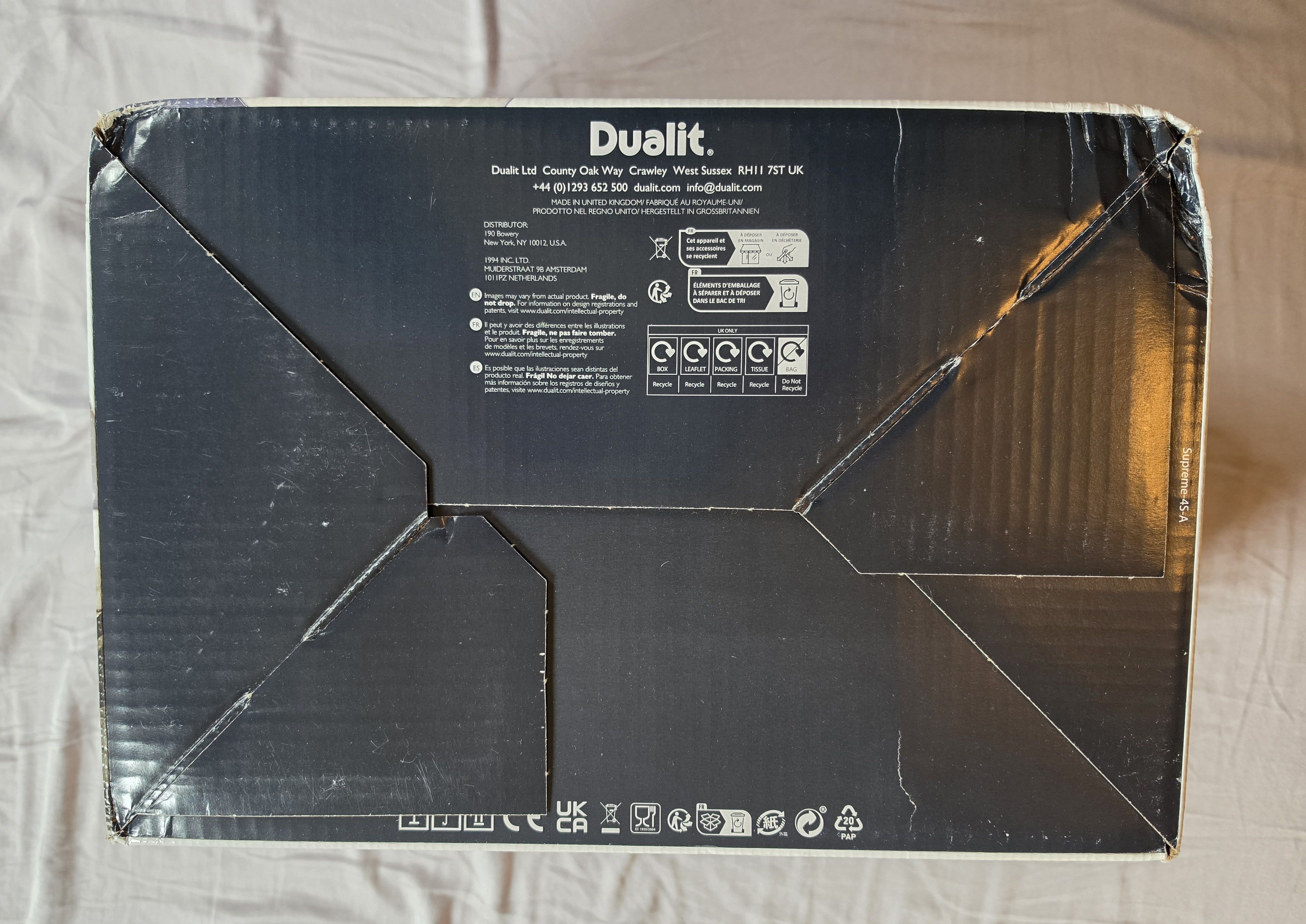 Supreme Supreme Dualit 4-Slice Toaster Silver Size ONE SIZE - 6 Thumbnail