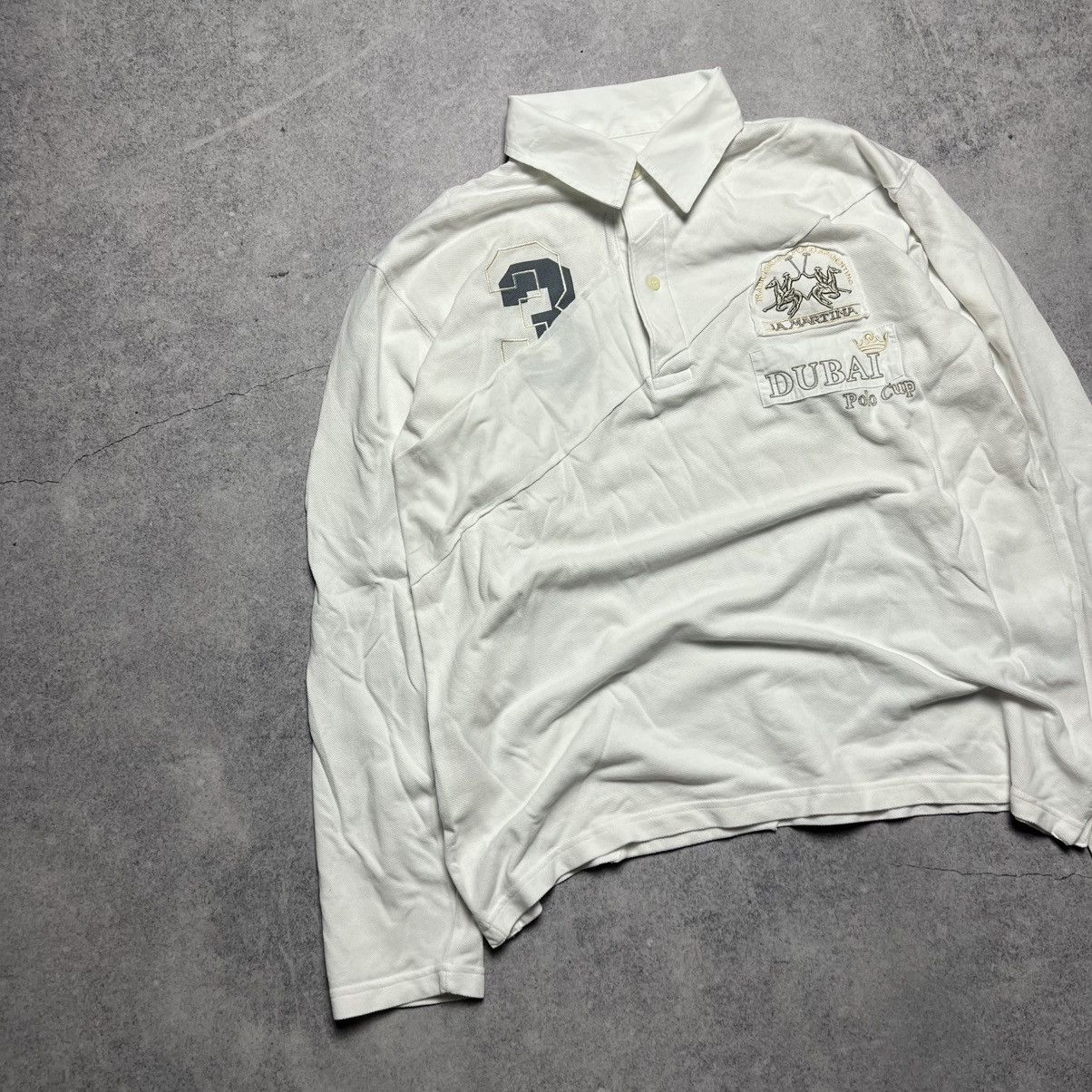 Vintage Vintage La Martina Rugby Dubai Polo Cup Team Long Sleeve Size US L / EU 52-54 / 3 - 2 Thumbnail