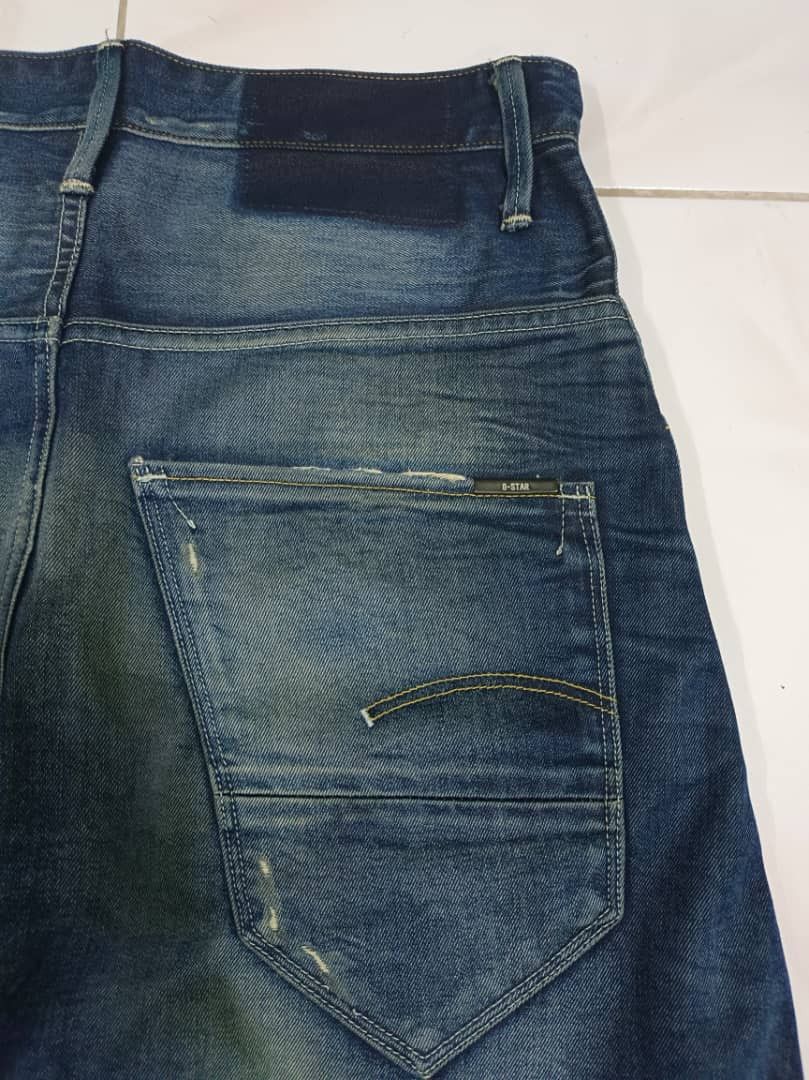 G-Star G Star Original Raw Italy Arc Loose Tapered Denim Jeans Size US 30 / EU 46 - 7 Thumbnail