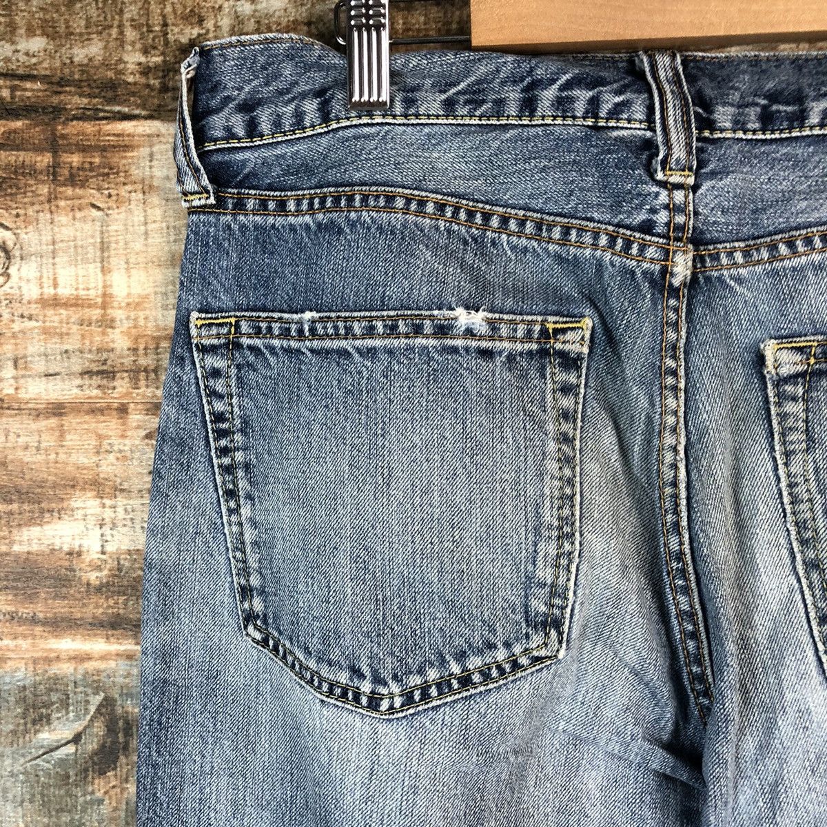Uniqlo DL Uniqlo Jeans Blue Distressed Denim Pants #C154 Size US 31 - 15 Thumbnail