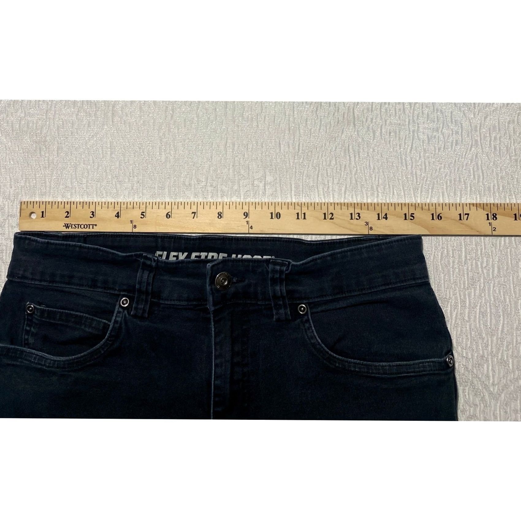 Duluth Trading Company Duluth Trading Co Flex Fire Hose Slim Fit Work Pants Mens 30x28 Black Canvas Size US 30 / EU 46 - 4 Thumbnail