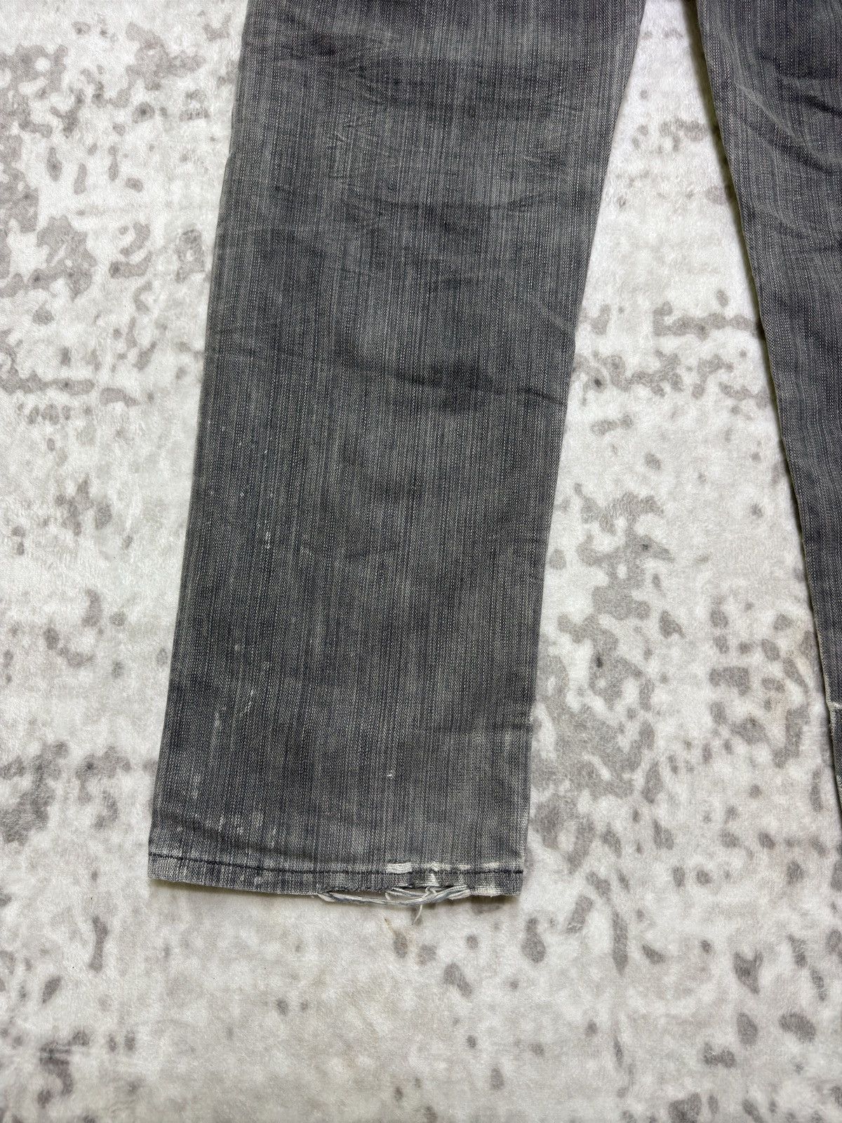 Japanese Brand Vintage Blue Gear Jeans Distressed Black Wing Embroidery Size US 32 / EU 48 - 14 Thumbnail
