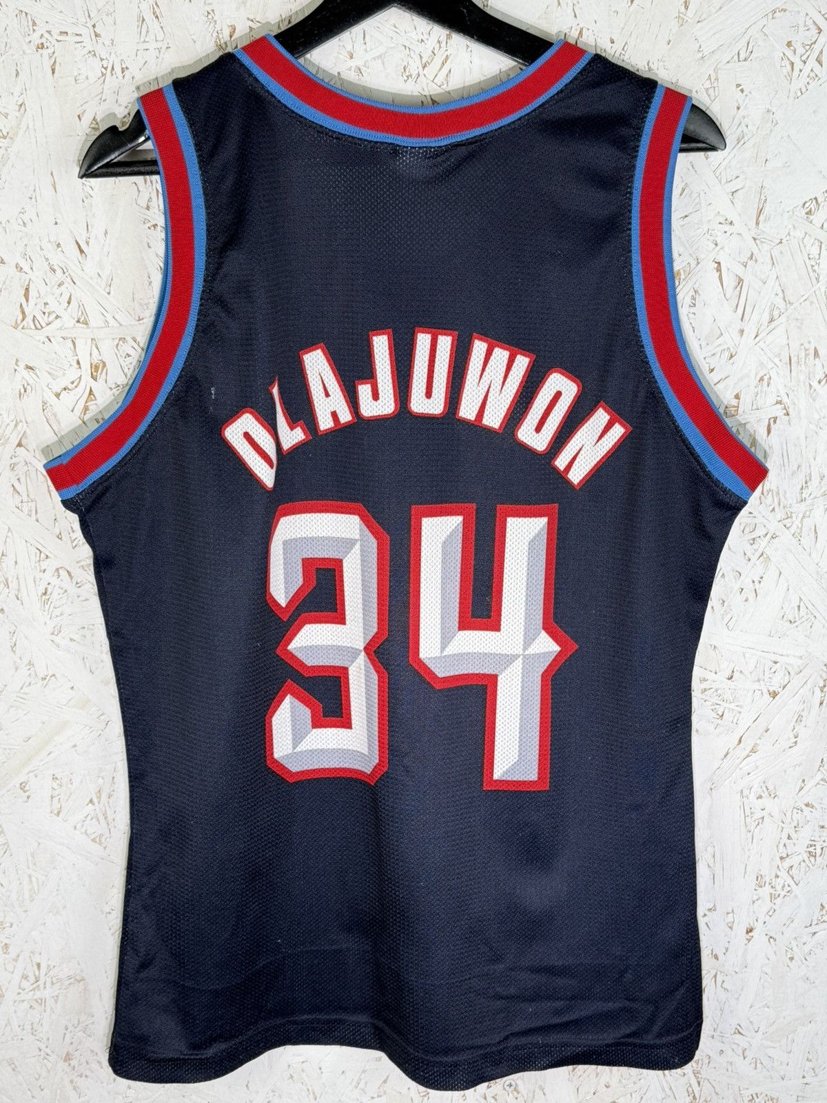 Champion 90s Champion Houston Rockets #34 Hakeem Olajuwon Nba Jersey Size US S / EU 44-46 / 1 - 6 Thumbnail