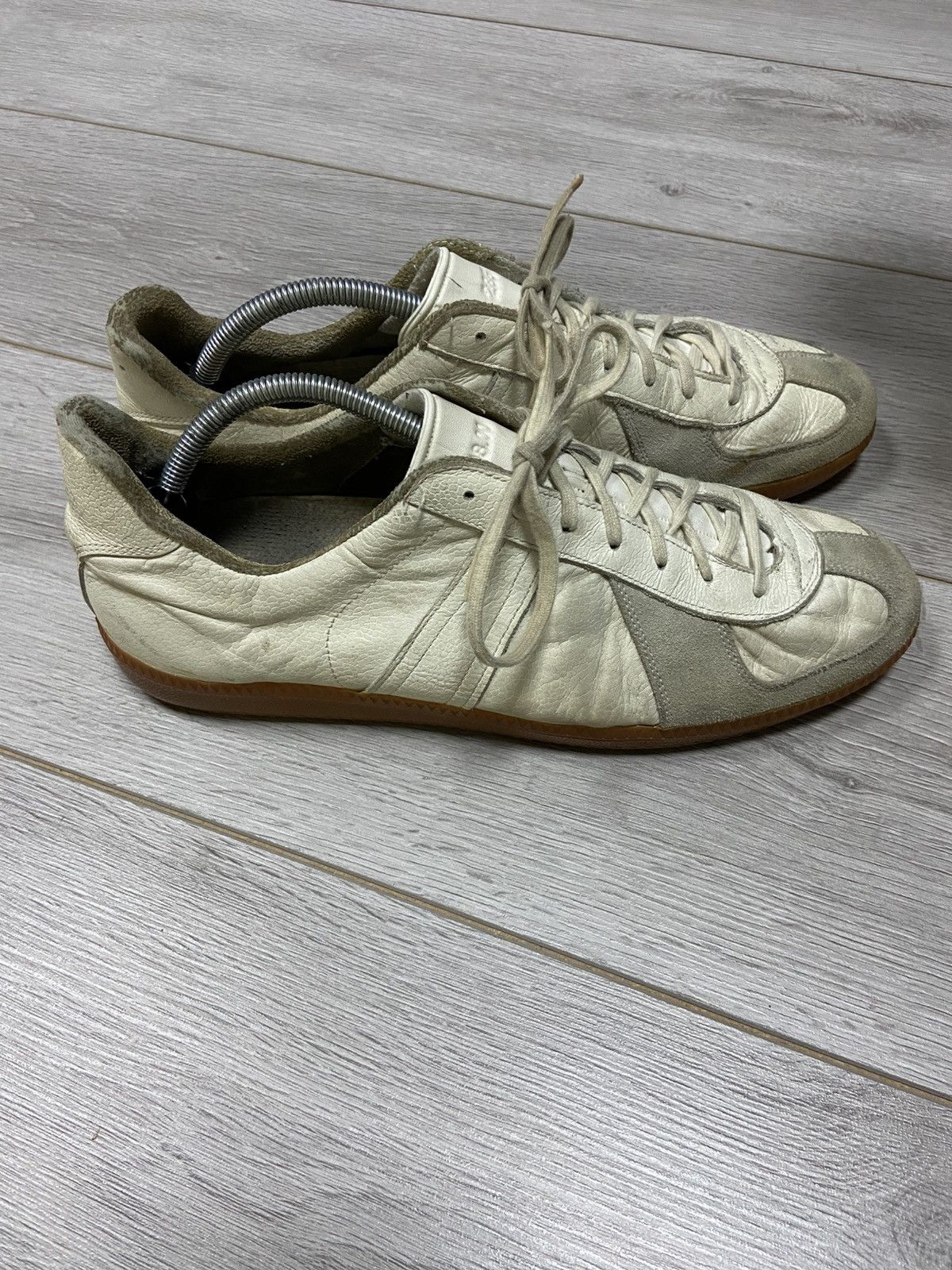 Vintage GAT Bw-sport 285 Margiela style vintage leather trainers Size US 11.5 / EU 44-45 - 4 Thumbnail