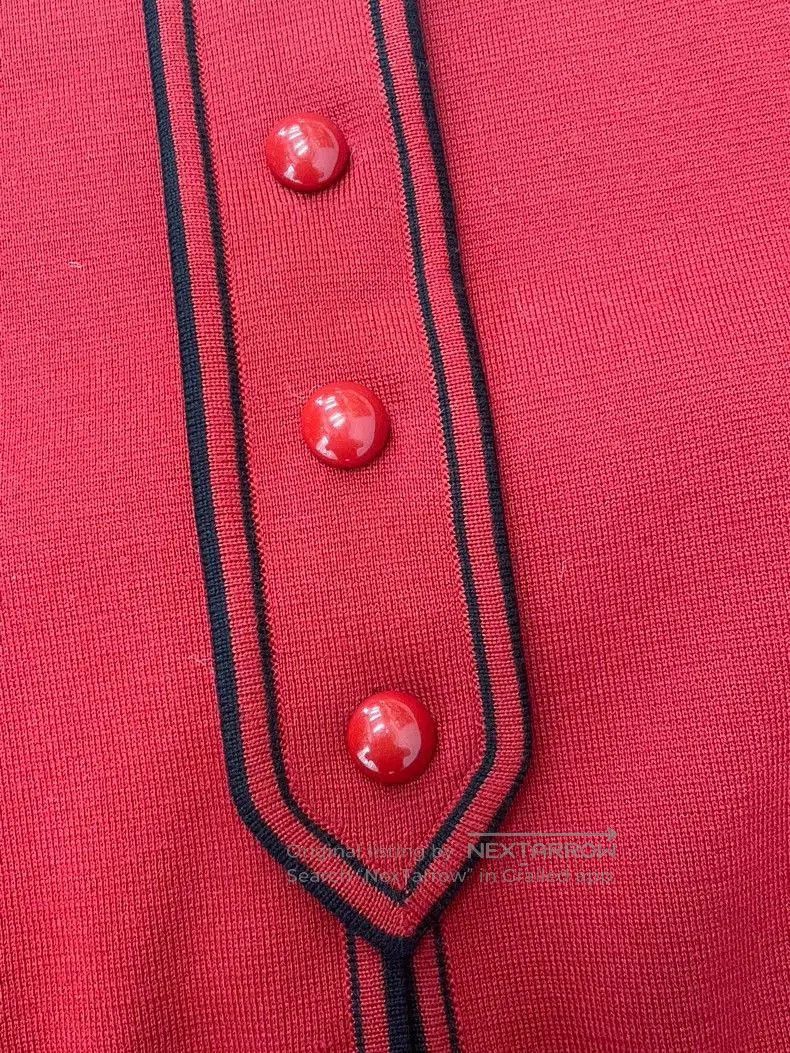Gucci Gucci Red Wool Knit Coat M. Size M / US 6-8 / IT 42-44 - 2 Thumbnail