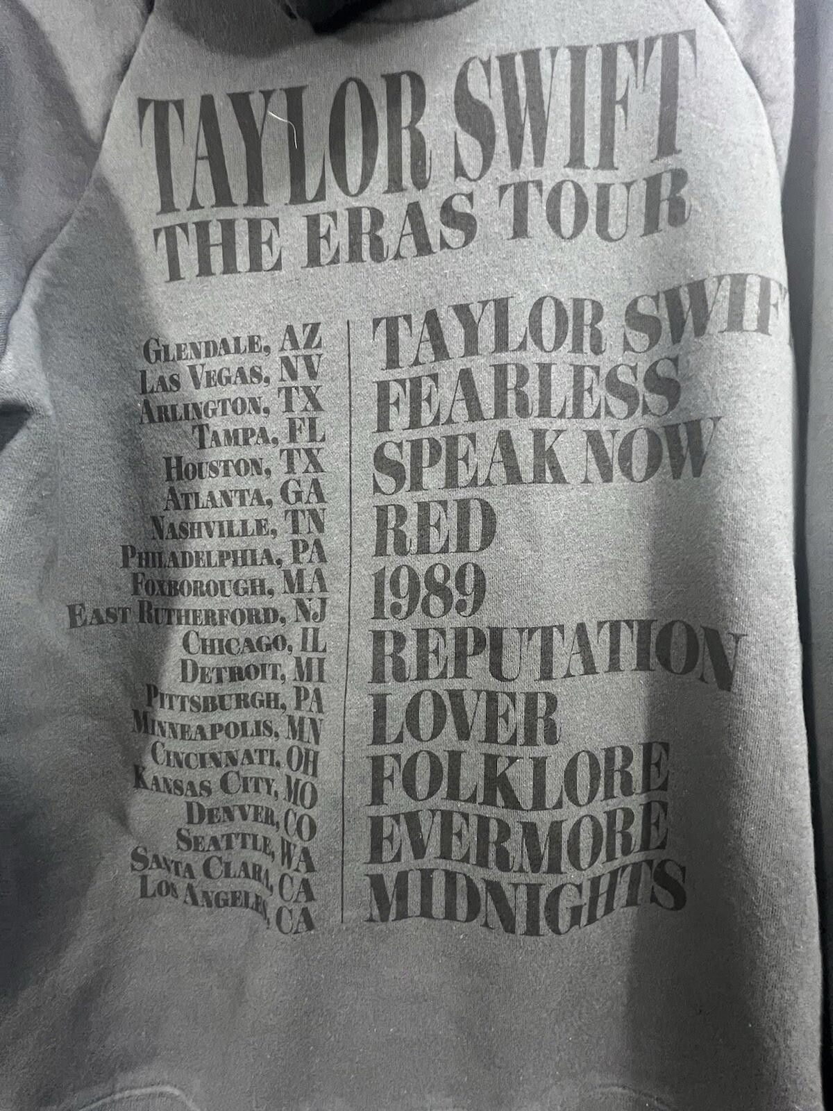 Other Taylor Swift Eras Tour Official Merch Hoodie 2023-2024, #TG Size S / US 4 / IT 40 - 7 Thumbnail