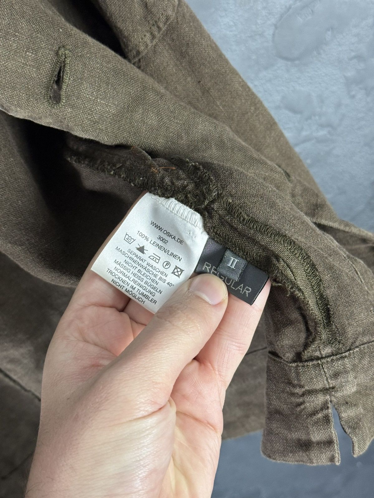 OSKA OSKA Women's Linen Avant Garde Jacket Size 2 Regular Size XS / US 0-2 / IT 36-38 - 10 Thumbnail