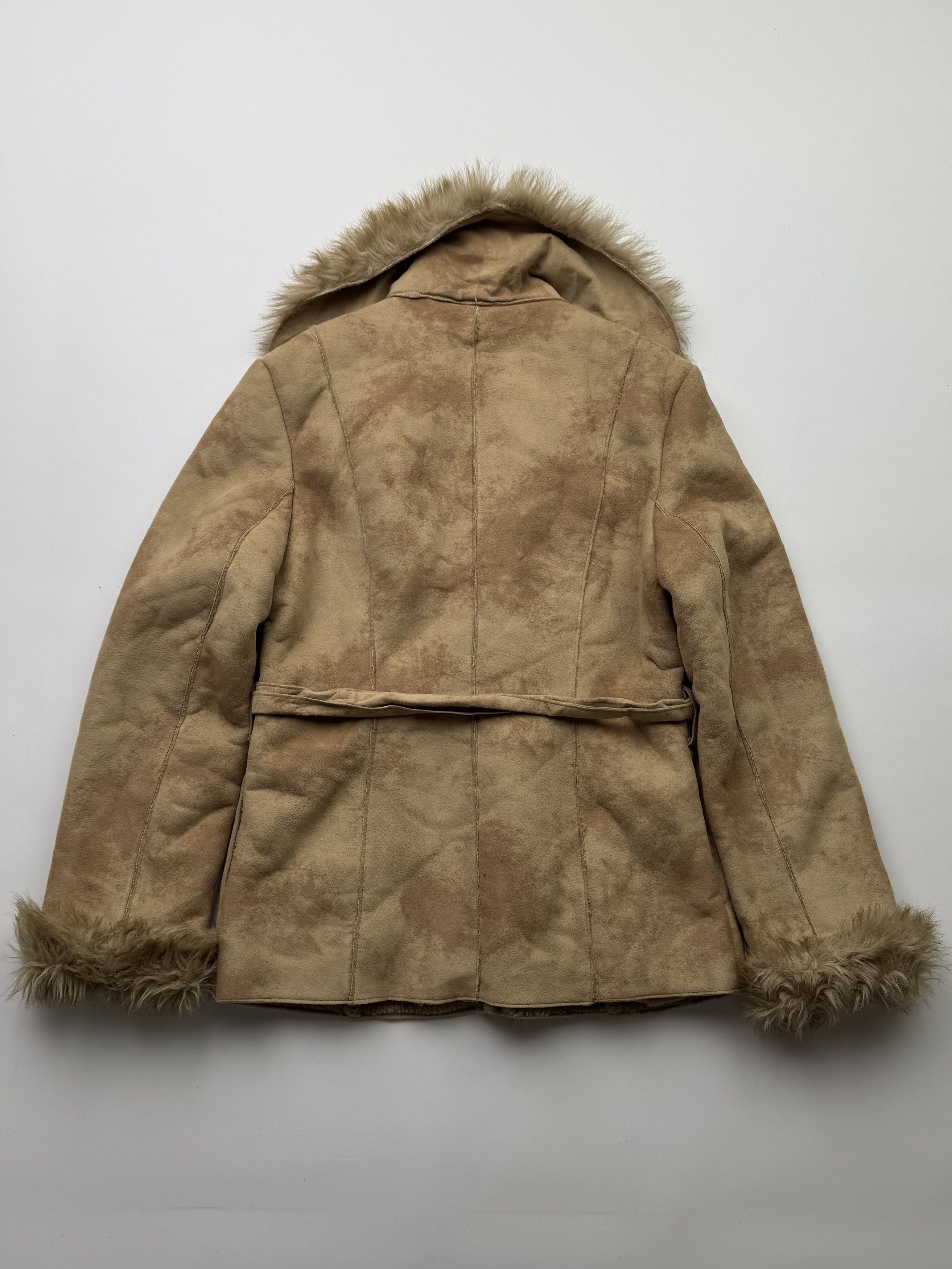 Vintage Vintage Faded Faux Sheepskin Coat B443(V502)E2 Size M / US 6-8 / IT 42-44 - 7 Thumbnail