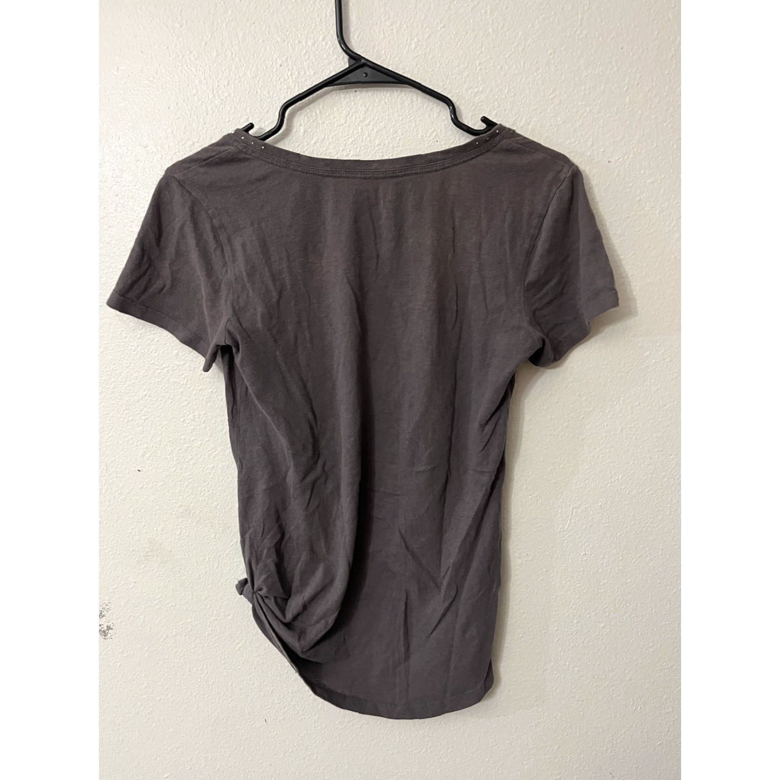 Victoria's Secret VINTAGE Victoria’s Secret Pajama Top Women's Medium Brown Jersey Sleep Tee Crew Neck Logo Lounge Shirt Size M / US 6-8 / IT 42-44 - 2 Thumbnail