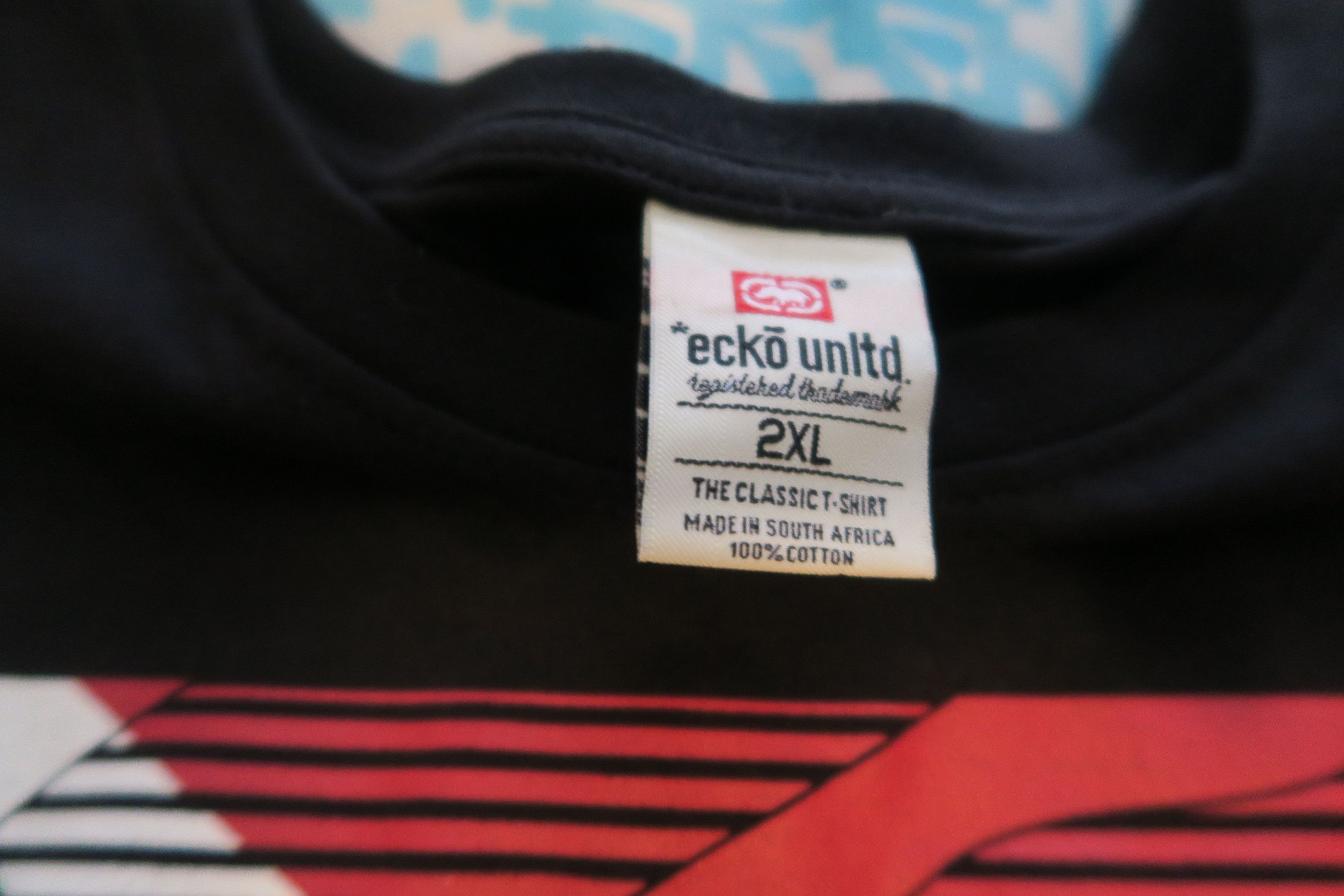 Ecko Unltd. Vintage Y2K Ecko Unltd South Africa Flag T-Shirt Men’s 2XL Size US XXL / EU 58 / 5 - 5 Thumbnail