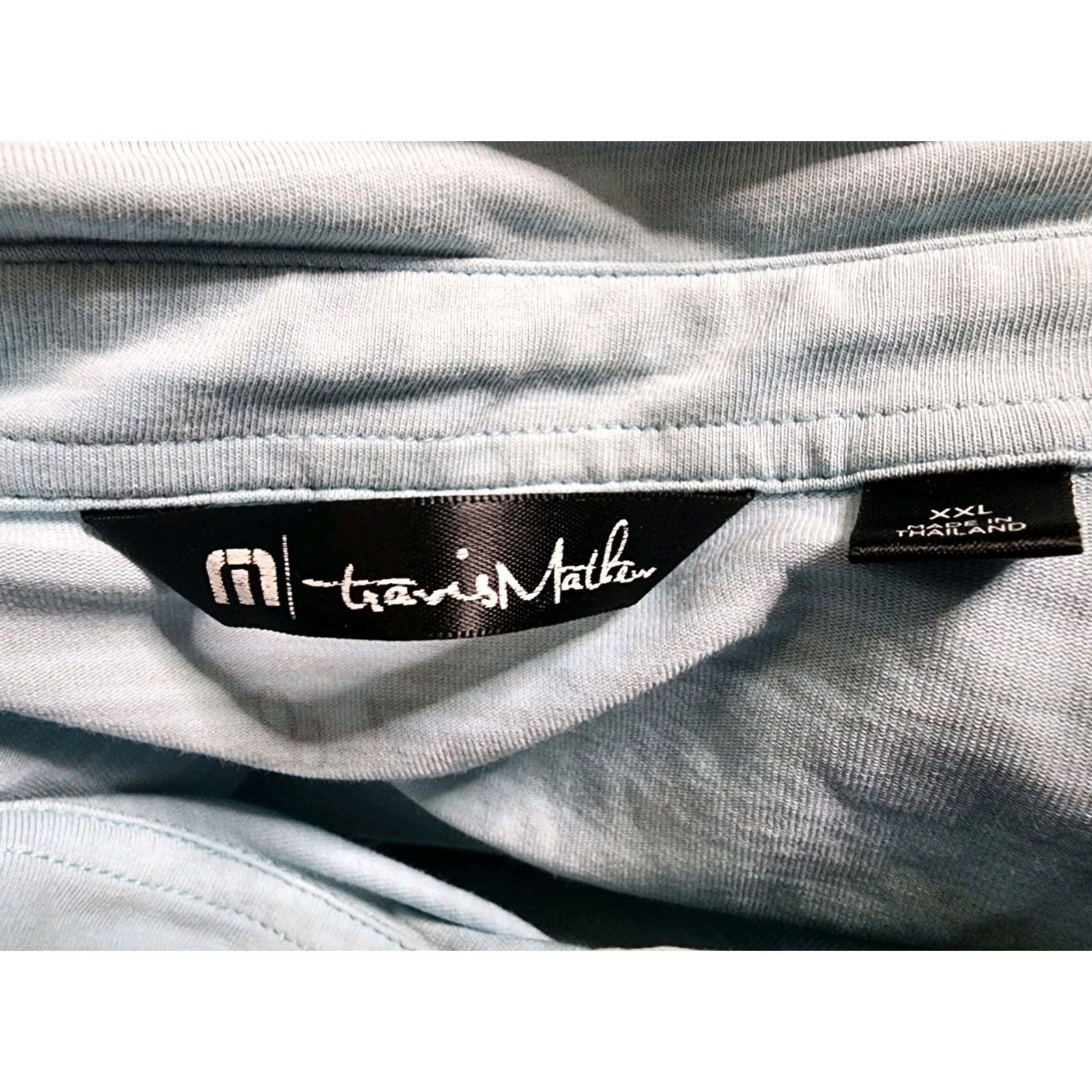 TravisMathew Travis Mathew Polo Shirt CHATEAU WHISTLER Golf Club Mens 2XL Blue Short Sleeve Collared Embroidered Cotton Size US XXL / EU 58 / 5 - 7 Thumbnail