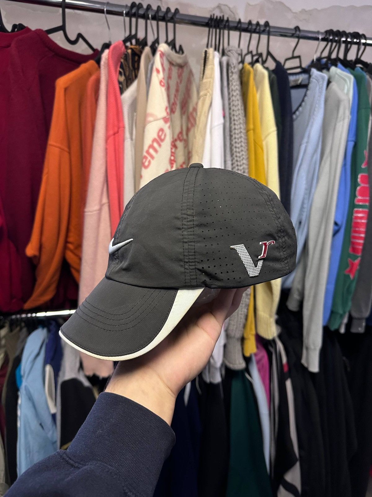 Nike Vintage 90s Nike Swoosh 20 XL Nylon Cap Size ONE SIZE - 5 Thumbnail