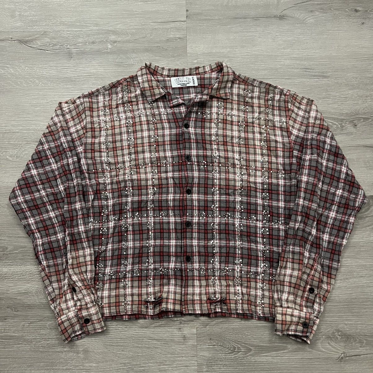 Vale Vale Forever Valley Dreams Rhinestone Flannel Redwood Size US L / EU 52-54 / 3 - 2 Thumbnail