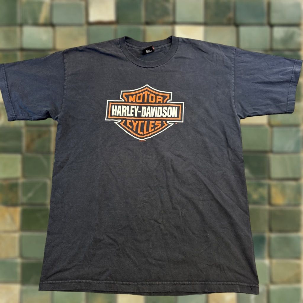 Harley Davidson VINTAGE Harley-Davidson Shirt XL Men Black Alamo City San Antonio Texas Y2k Tee Biker Bird City Motorcycle Short Sleeve Crew Neck Glove? Size US XL / EU 56 / 4 - 1 Thumbnail