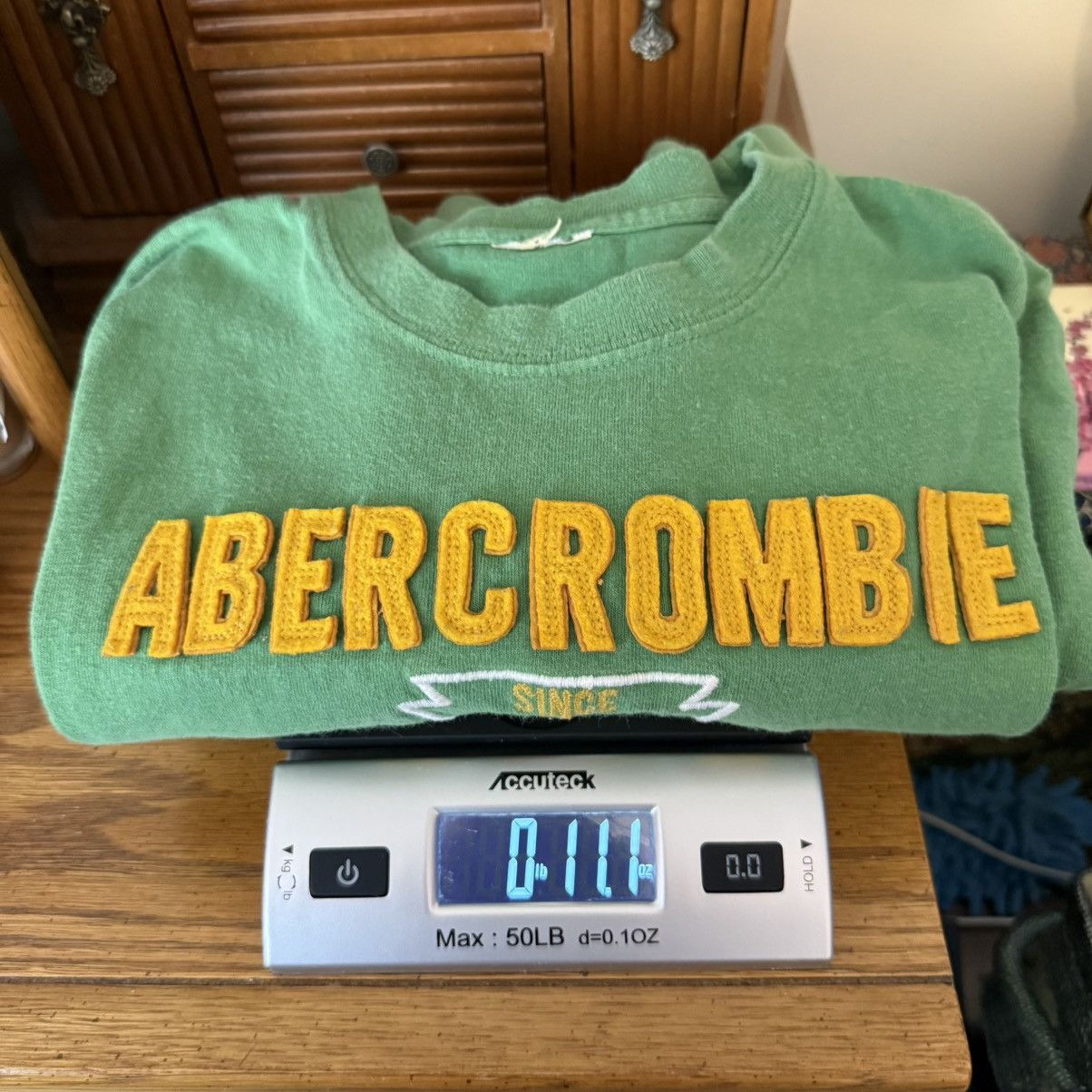 Abercrombie & Fitch Y2K Abercrombie & Fitch long sleeve shirt shirt Large Green Size US L / EU 52-54 / 3 - 8 Thumbnail