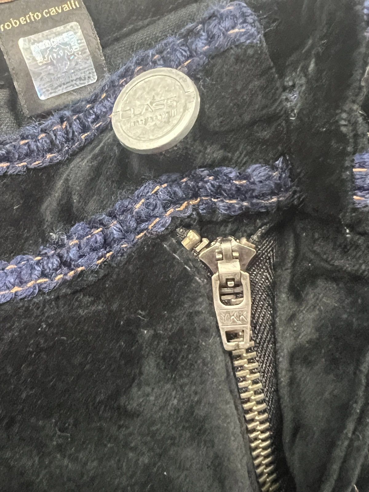Roberto Cavalli Class by Roberto Cavalli Velvet Casual Pants Size US 38 / EU 54 - 11 Thumbnail