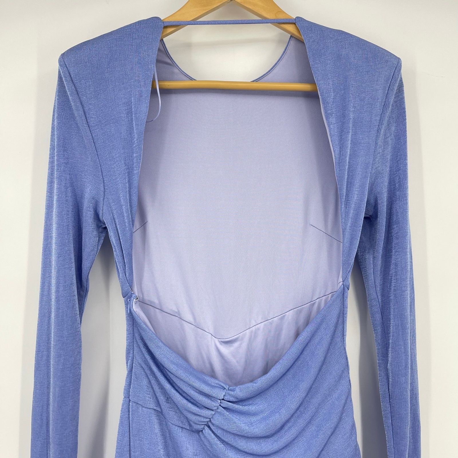 Other MISHA | Evetta Dress in Heather Blue Open Back Mini US 6 / M Size M / US 6-8 / IT 42-44 - 9 Thumbnail