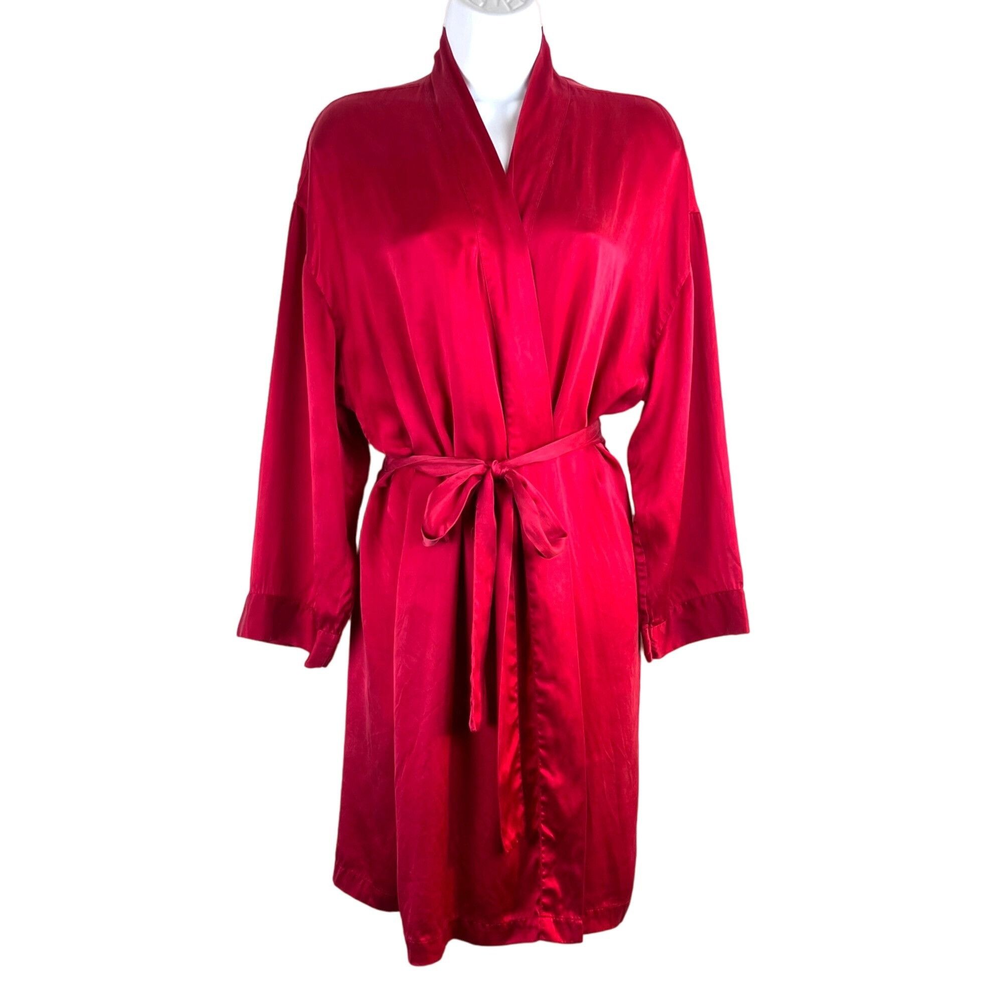 Victoria's Secret Victoria's Secret Vintage Gold Label Robe 100% Silk ...