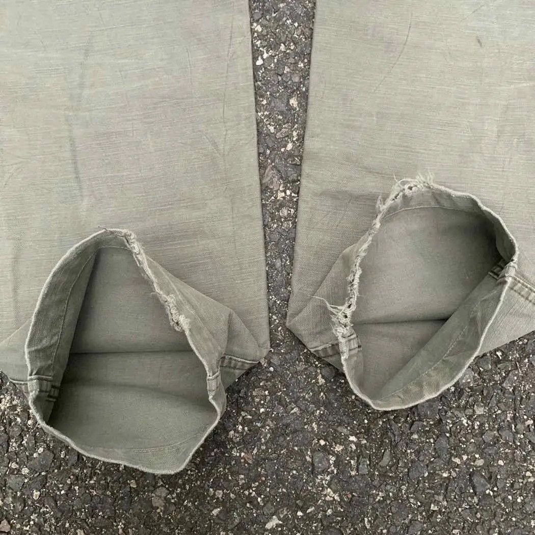 StraightFaded Japanese Vintage Trousers Faded Utility Avirex Combat Cargo Size US 29 - 12 Thumbnail