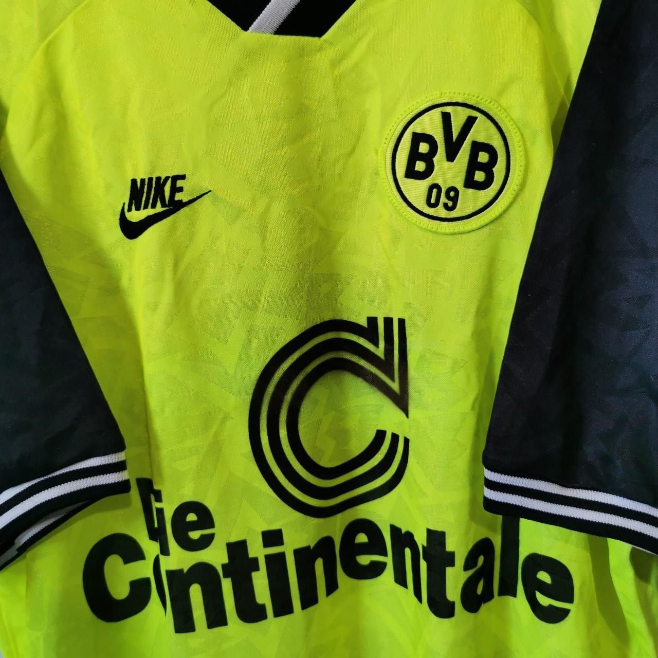 Nike BVB Borussia dortmund Germany 1995 1996 Home Shirt Jersey Size US XL / EU 56 / 4 - 4 Thumbnail