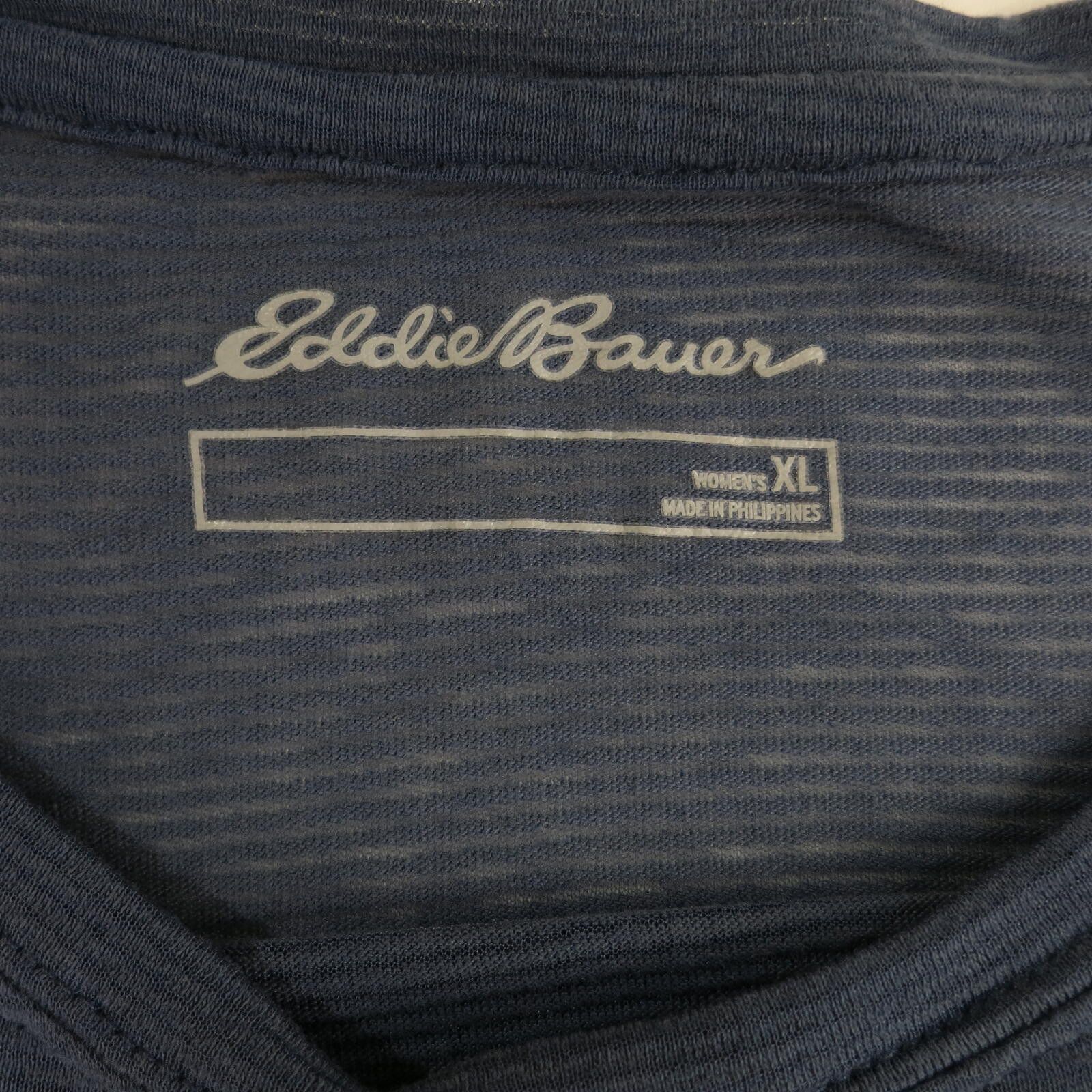 Eddie Bauer Eddie Bauer Women's XL Gray Short Sleeve Tie Front Top Size XL / US 12-14 / IT 48-50 - 4 Thumbnail