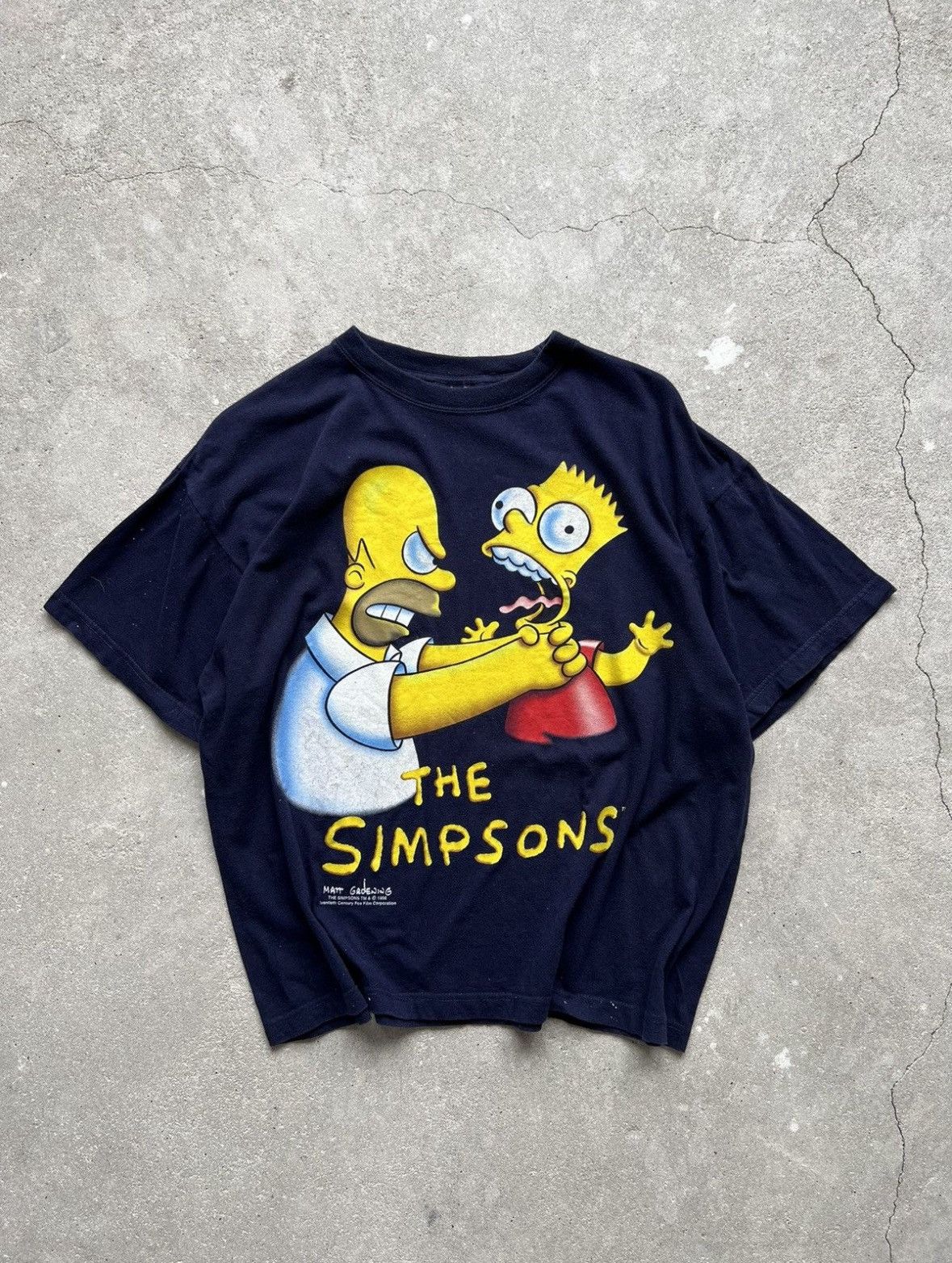The Simpsons Vintage 1998 Homer and Bart Simpson T-Shirt Size US L / EU 52-54 / 3 - 1 Thumbnail