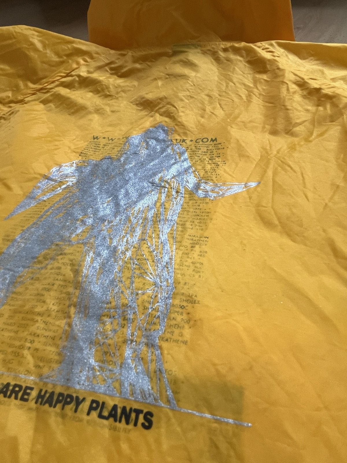Band Tees Radiohead W.a.s.t.e yellow vintage raincoat Size US XL / EU 56 / 4 - 7 Thumbnail