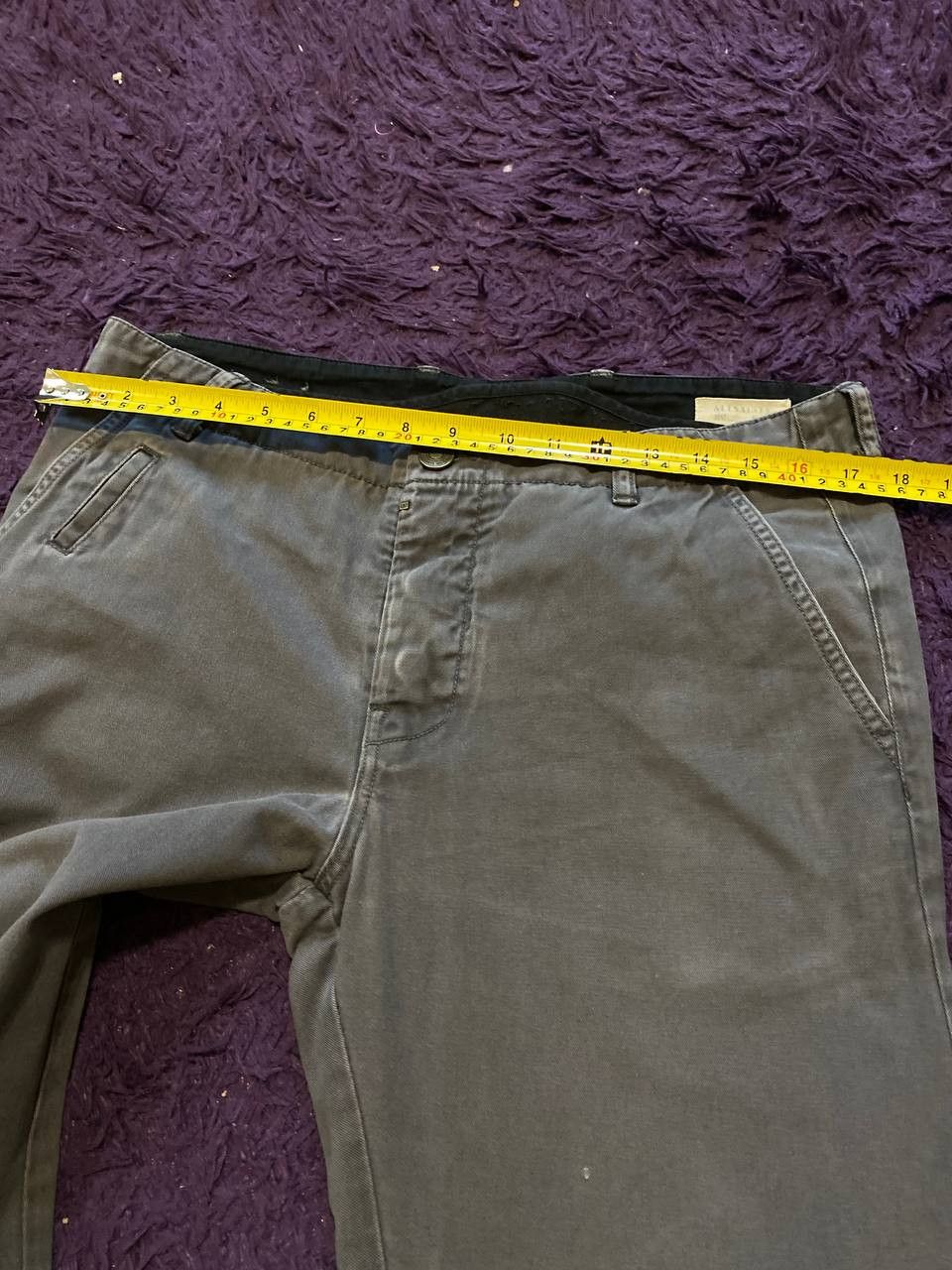 Allsaints Vintage jeans Y2K Allsaints gray streetwear Size US 32 / EU 48 - 12 Thumbnail
