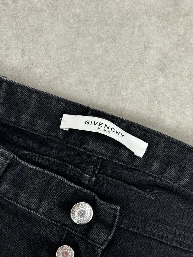 Givenchy SS2017 Givenchy Black Denim Three-Star Jeans by Riccardo Tisci Size US 30 / EU 46 - 10 Thumbnail