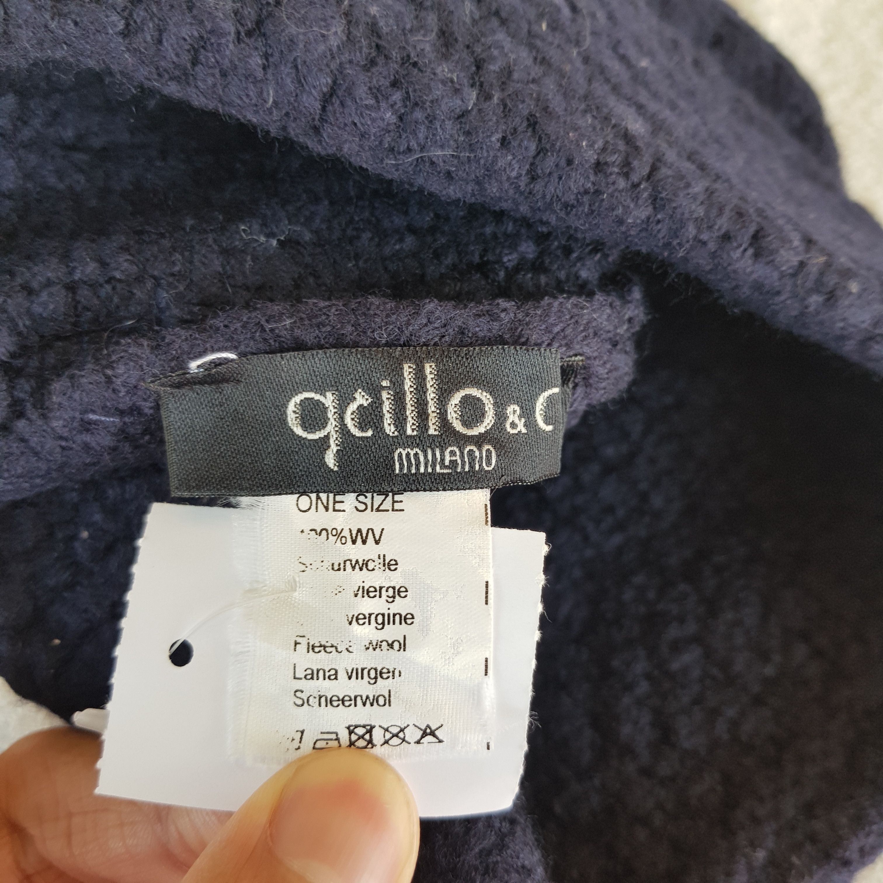 Japanese Brand Vintage Qcillo Milano Wool Beanie Snow Caps Hats. Size ONE SIZE - 8 Thumbnail