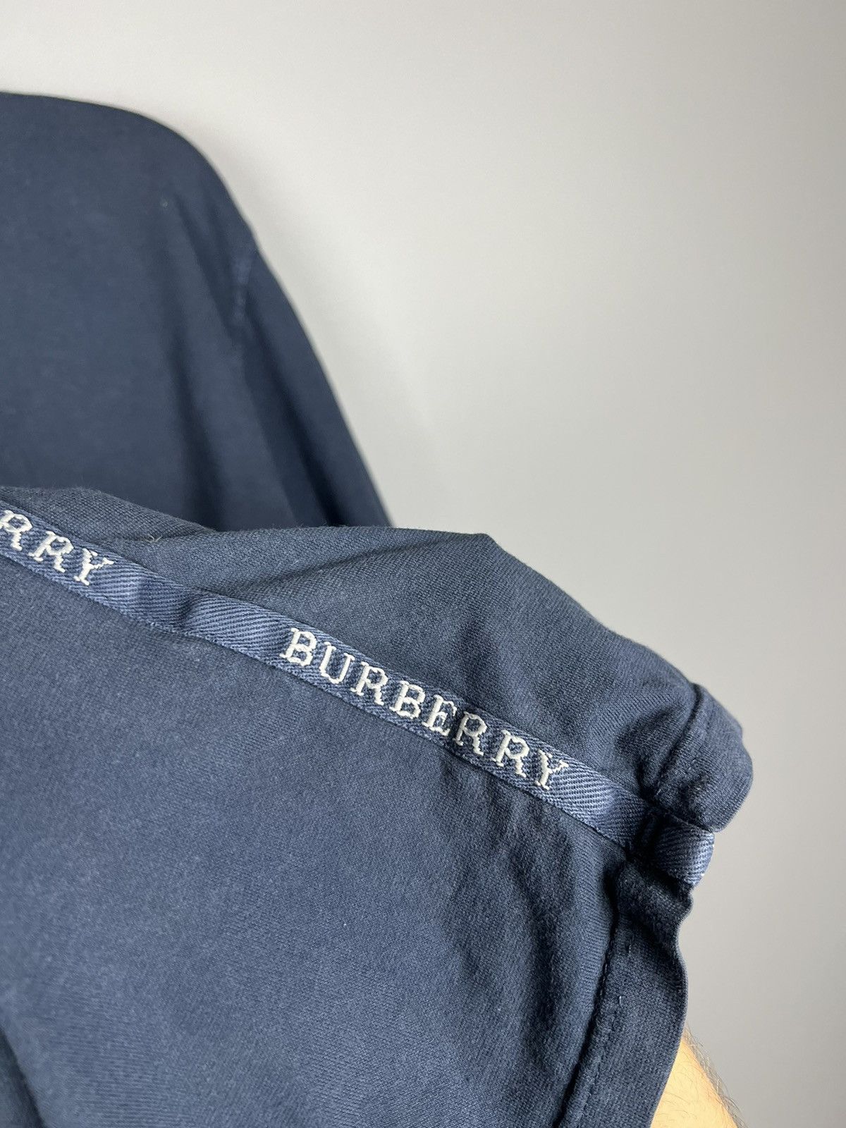 Burberry (XL-XXL) Vintage Burberry Longsleeve Polo Size US XXL / EU 58 / 5 - 3 Thumbnail