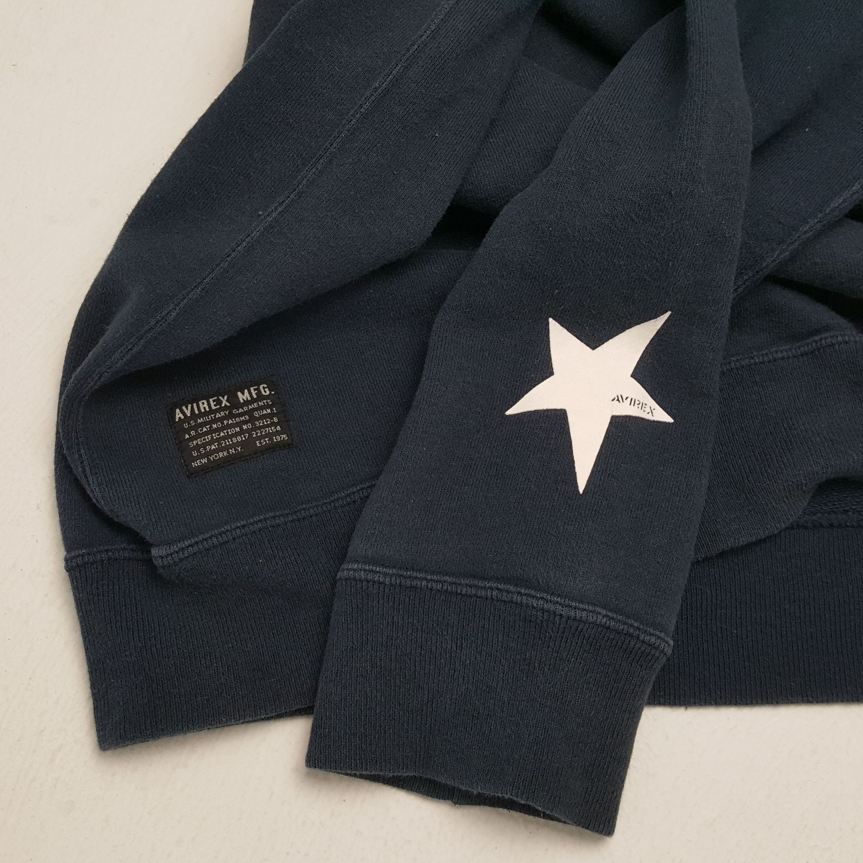 Avirex × Vintage Vintage AVIREX NYC Military Style Big Logo Sweatshirts Size US L / EU 52-54 / 3 - 7 Thumbnail